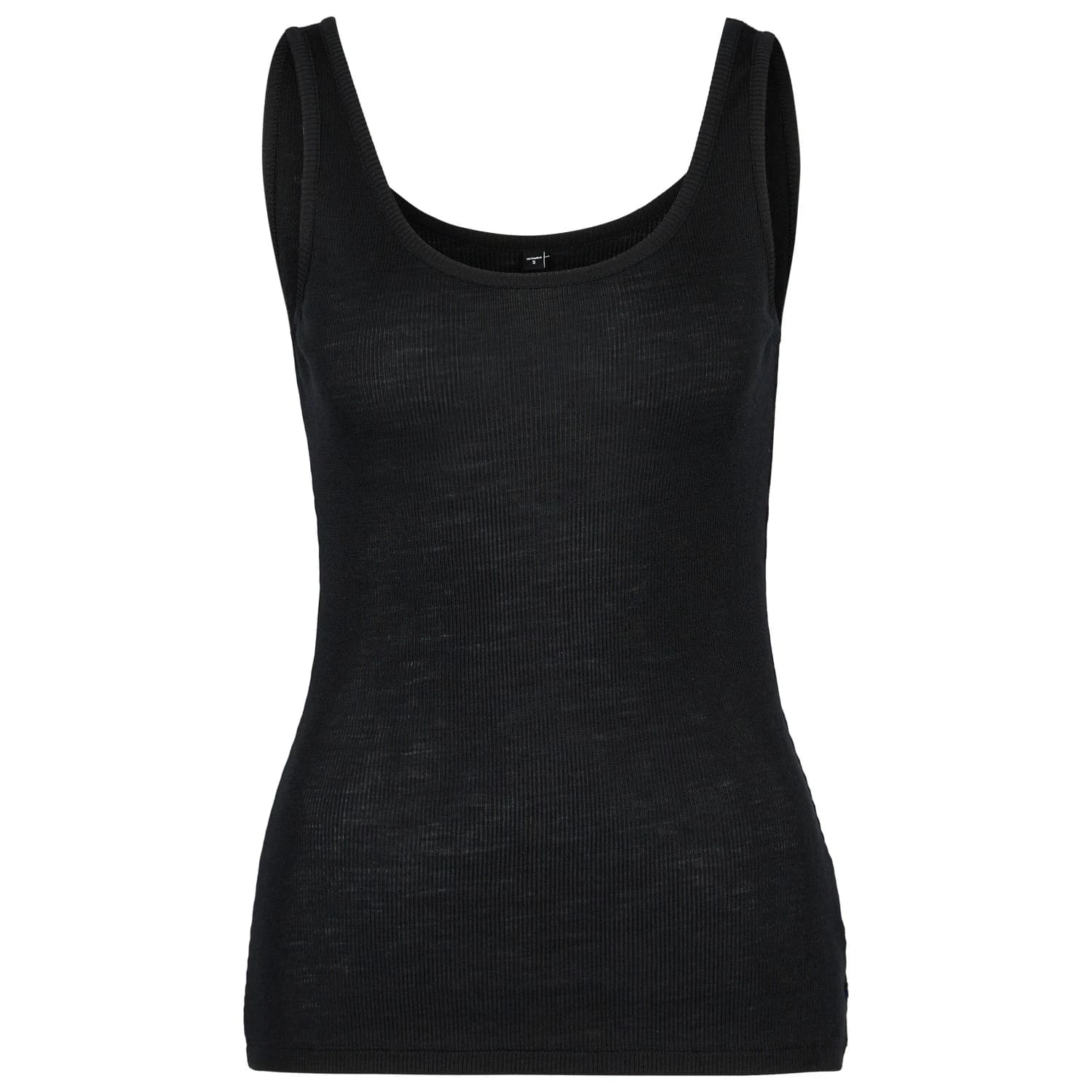 Дамска мериносова блуза Stoic Women's MerinoRib RonnebySt. Tank Merino shirt - Black
