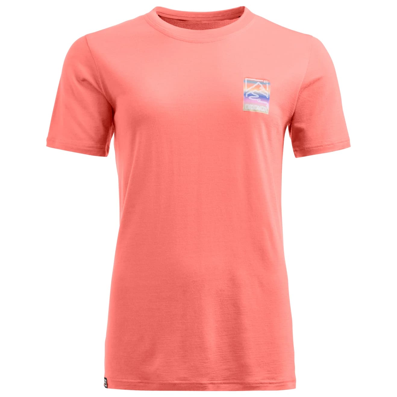 Дамска мериносова блуза Ortovox Women's 140 Cool Mountain Gradient T-Shirt Merino shirt - Blossom
