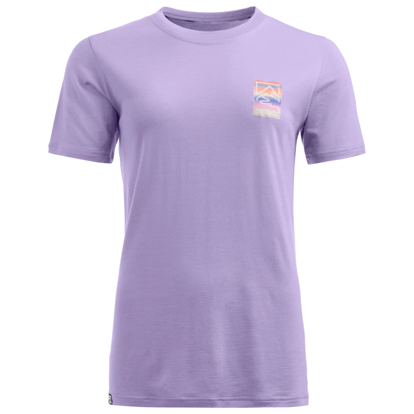 Дамска мериносова блуза Ortovox Women's 140 Cool Mountain Gradient T-Shirt Merino shirt - Lush Lavender