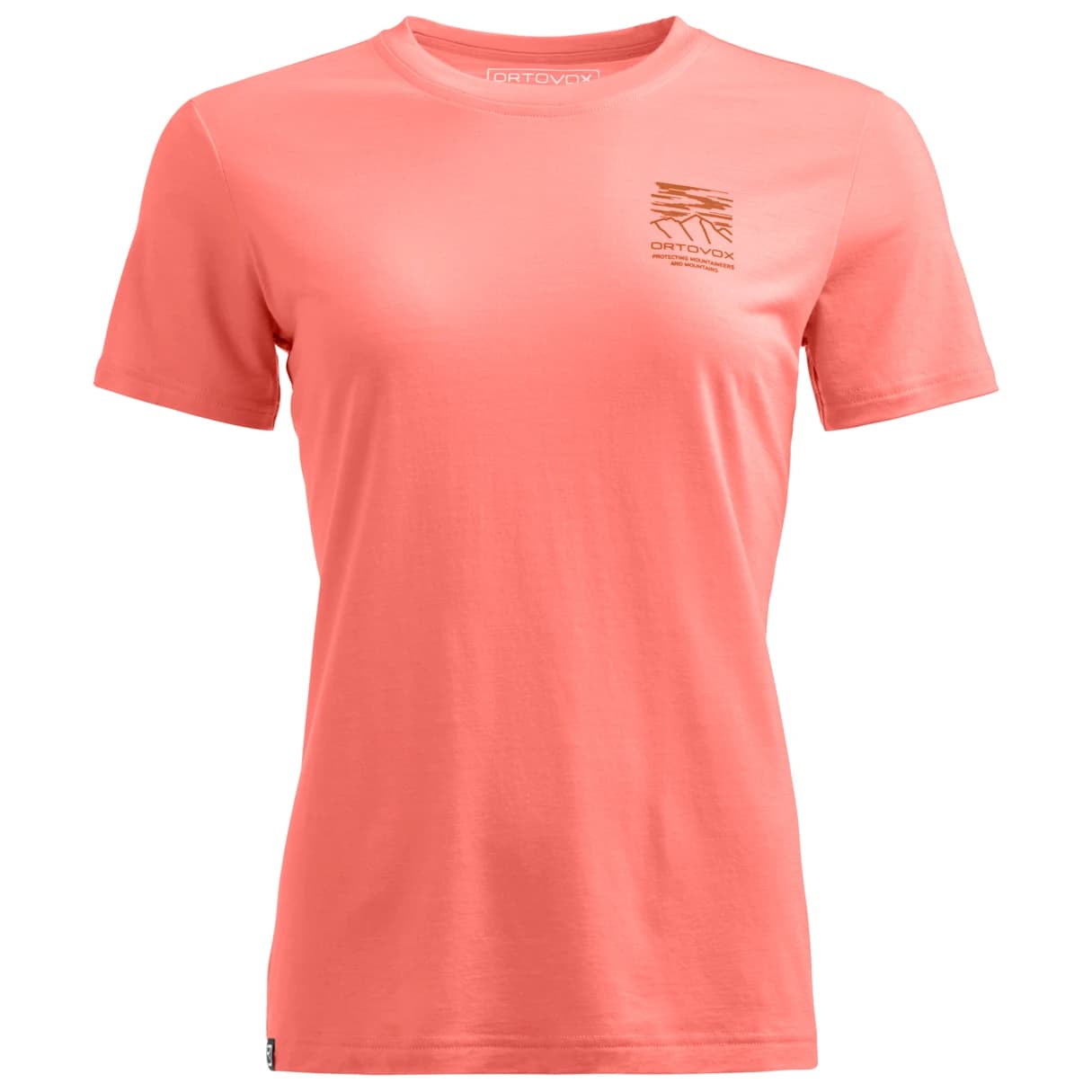 Дамска мериносова блуза Ortovox Women's 150 Cool Mountain Mission T-Shirt Merino shirt - Blossom