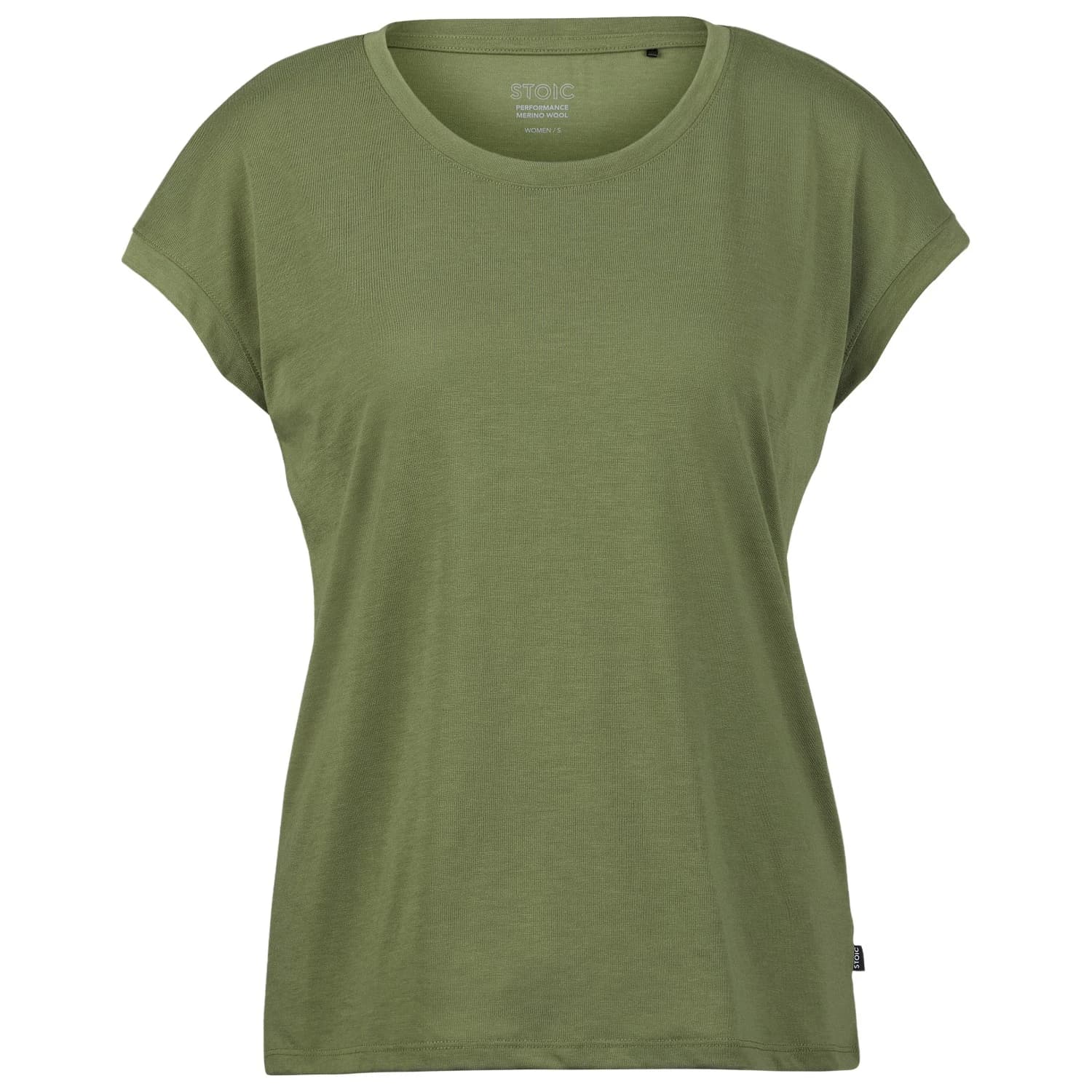 Дамска спортна тениска Stoic Women's PerformanceMerino BorgholmSt. T-Shirt Sport shirt - Moss Green