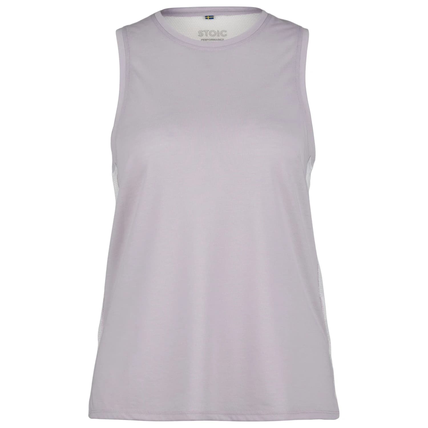 Дамски потник с широка презрамка Stoic Women's PerformanceMerino SpikenSt. Tank Tank top - Light Lavender/Blanc White
