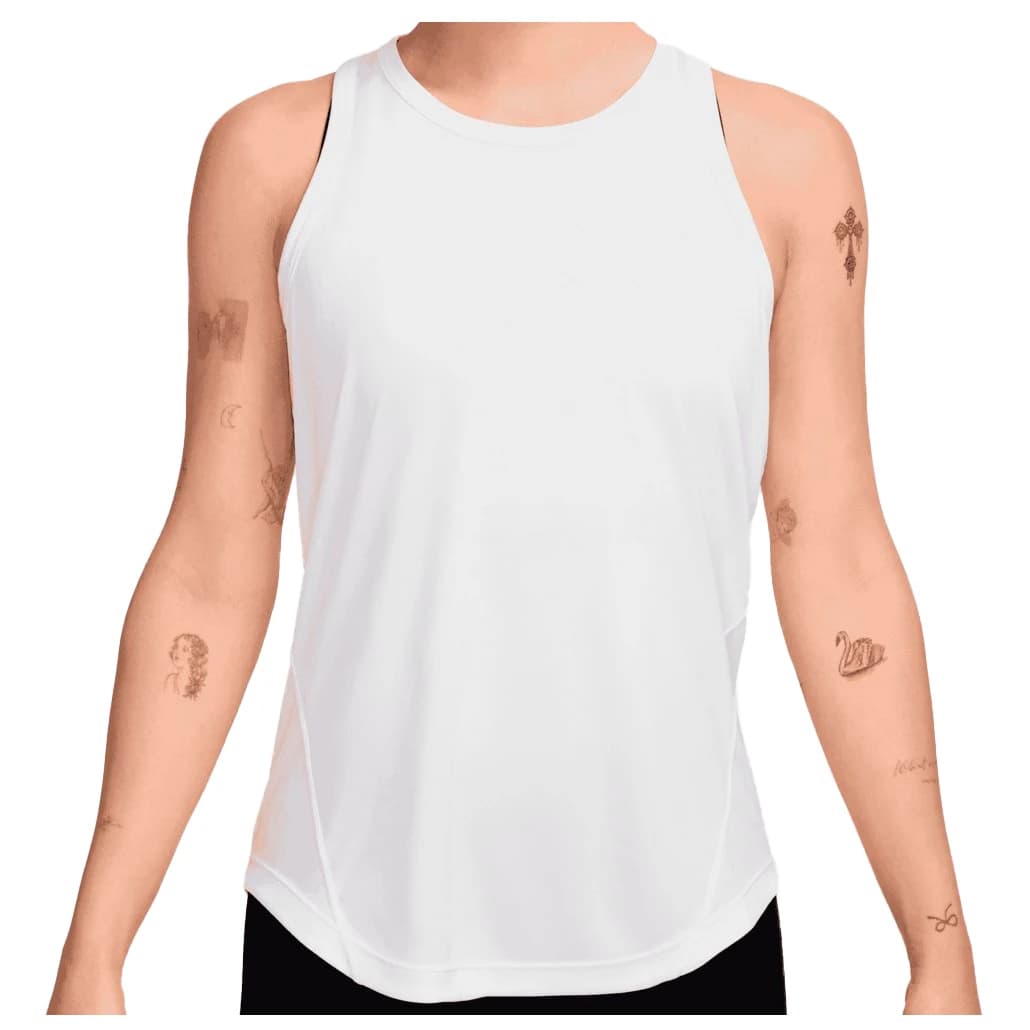Дамски потник с широка презрамка Nike Women's Tempo Dri-Fit Running Tank Tank top - White / Reflective Silver
