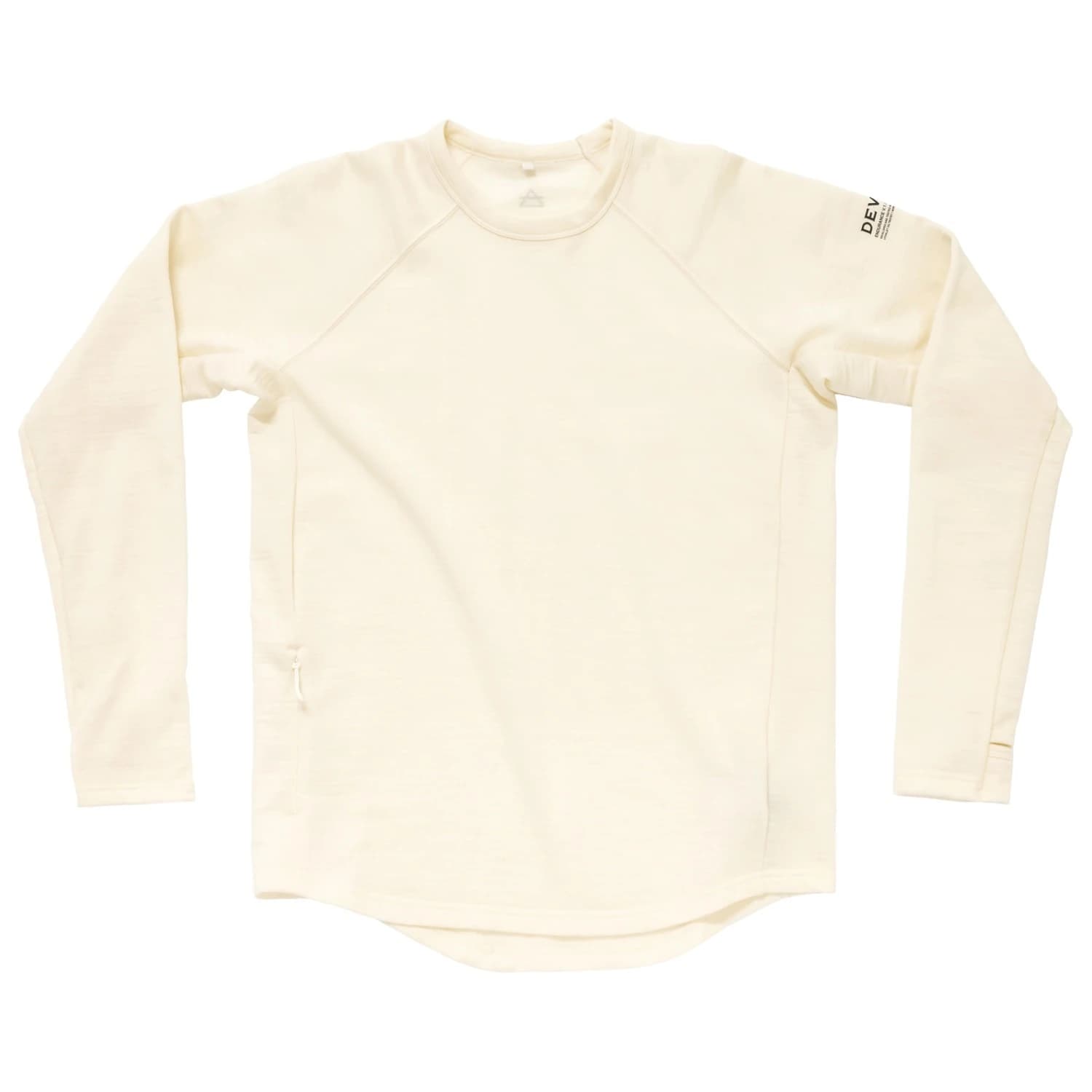 Дамска мериносова блуза Devold Women's Endurance Merino Crew Merino shirt - Raw White