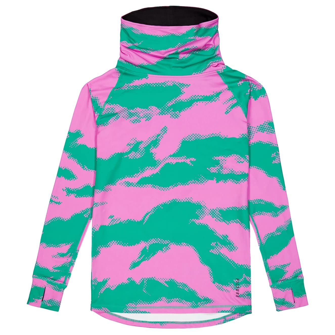 Дамска блуза с дълъг ръкав Picture Women's Pagaya Printed High Fleece Longsleeve - Retro Bliss Print