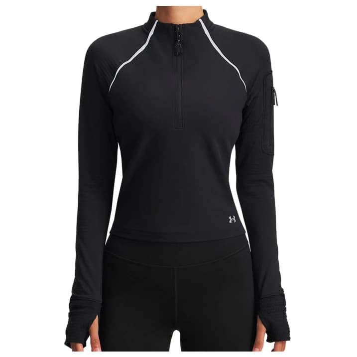 Дамска тениска Under armour Women's Velociti Pro CW Half Zip Running shirt - Black