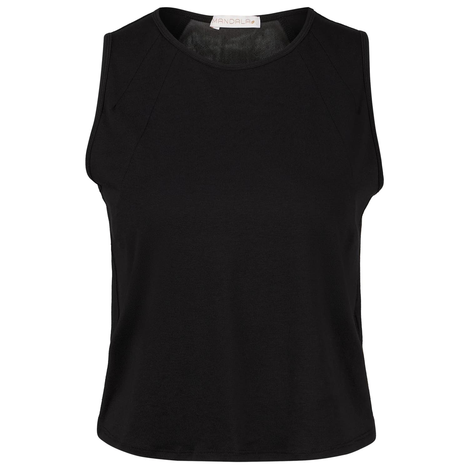 Дамски топ Mandala Women's Cropped Tank Top - Black