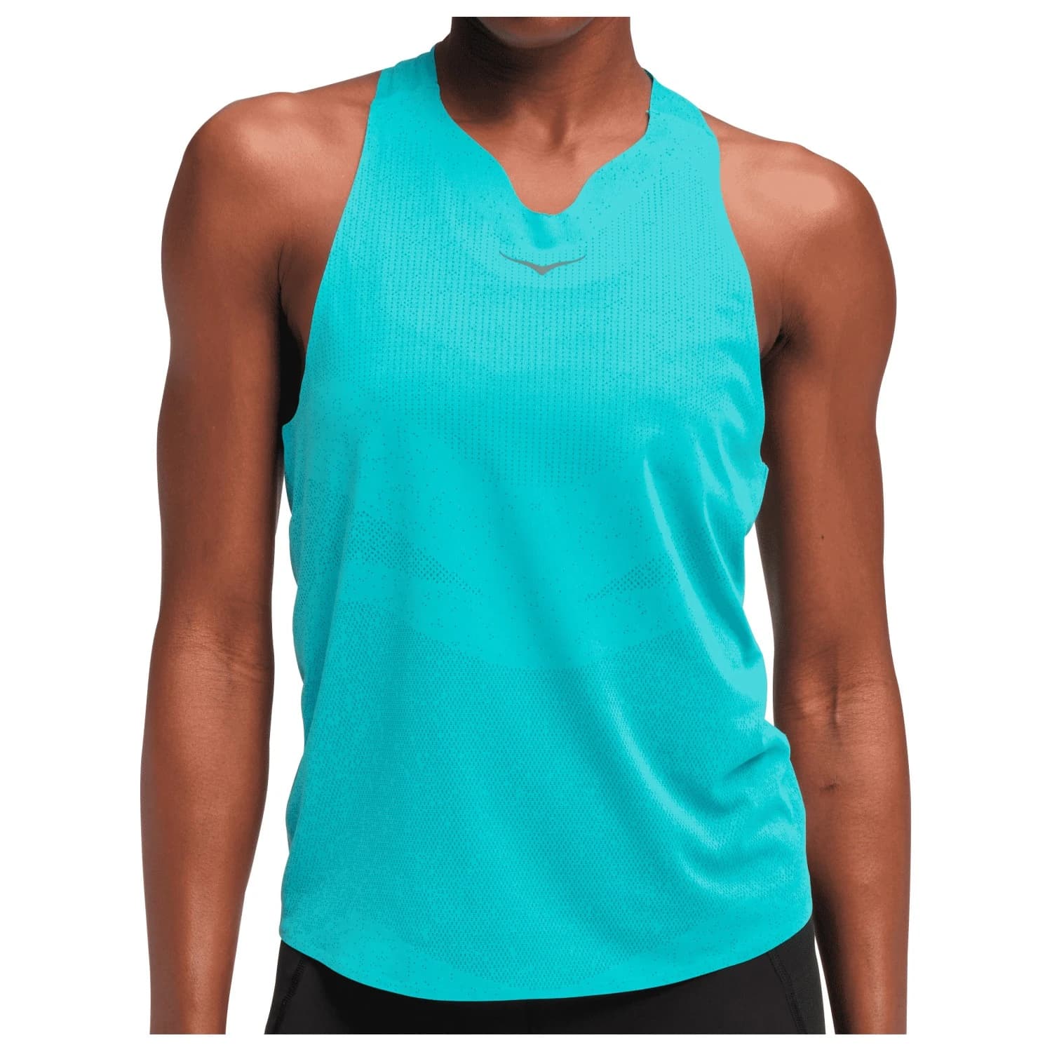 Дамска тениска HOKA Women's Race Singlet Running shirt - Cielo Blue
