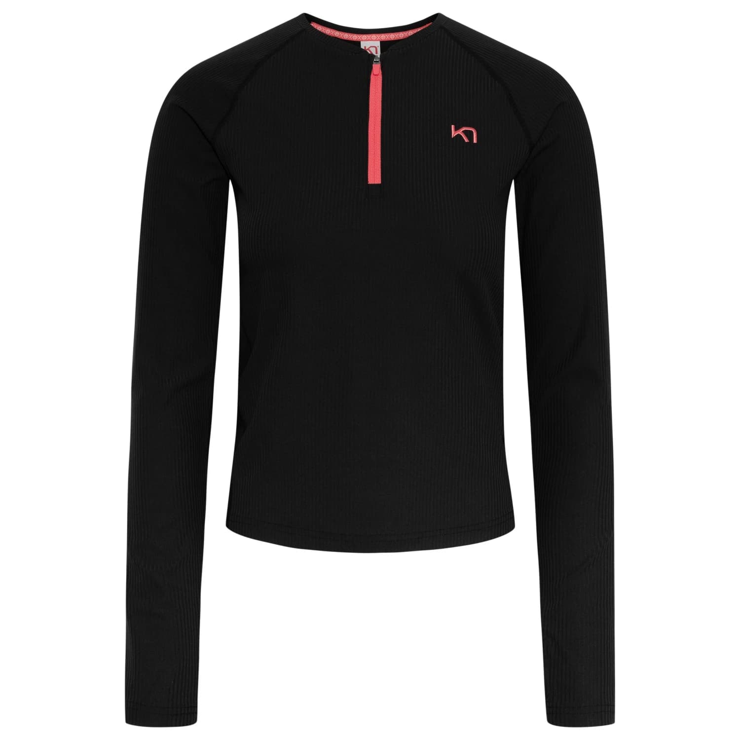 Дамска блуза с дълъг ръкав Kari traa Women's Linnea Long Sleeve Longsleeve - Black