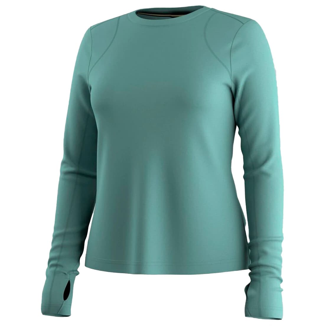 Дамска мериносова блуза Smartwool Women's Active Long Sleeve Merino shirt - Dusty Teal