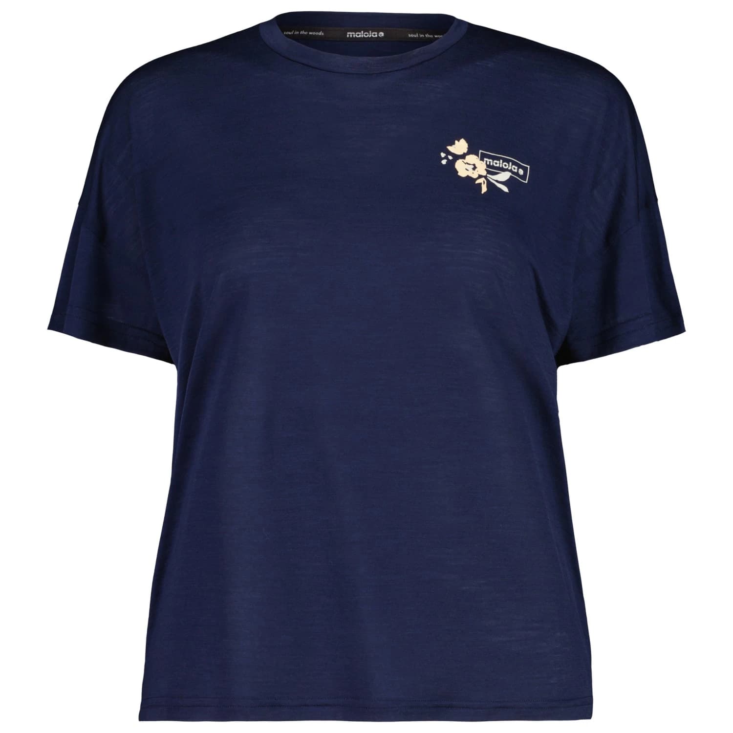 Дамска мериносова блуза Maloja Women's HongarM. Merino shirt - Night Sky