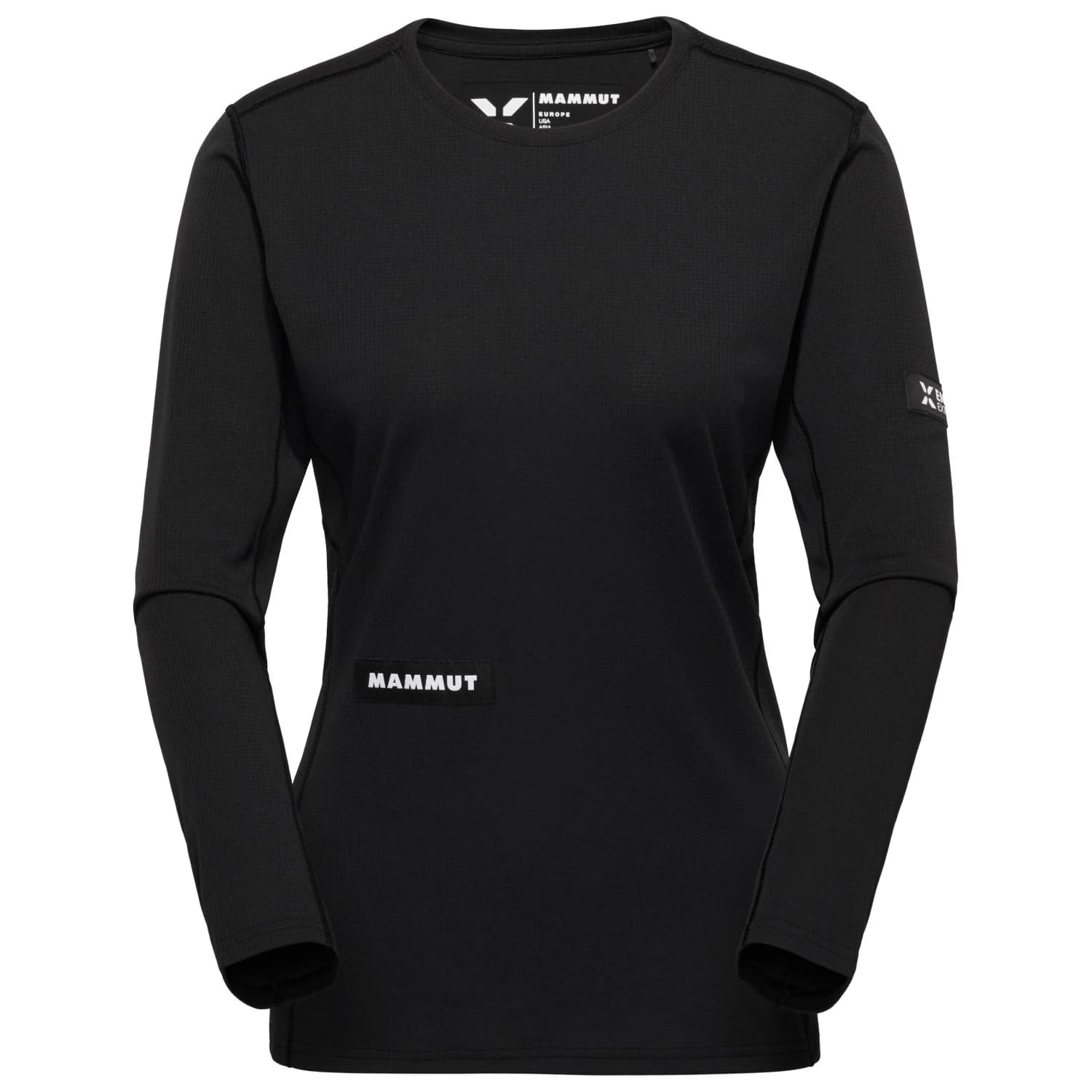 Дамска спортна тениска Mammut Women's Eiger Nordwand First Layer Longsleeve Sport shirt - Black