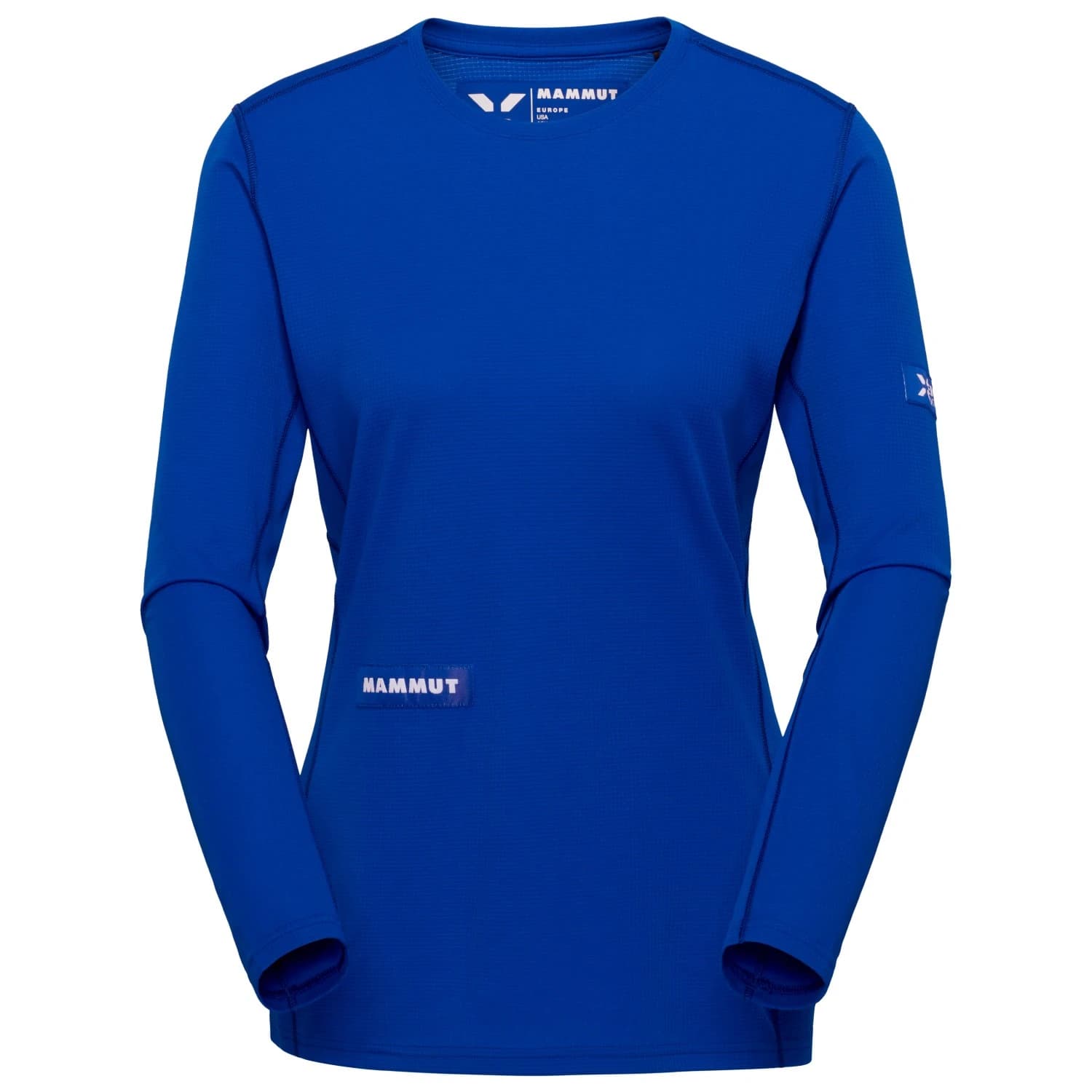 Дамска спортна тениска Mammut Women's Eiger Nordwand First Layer Longsleeve Sport shirt - Eiger Blue