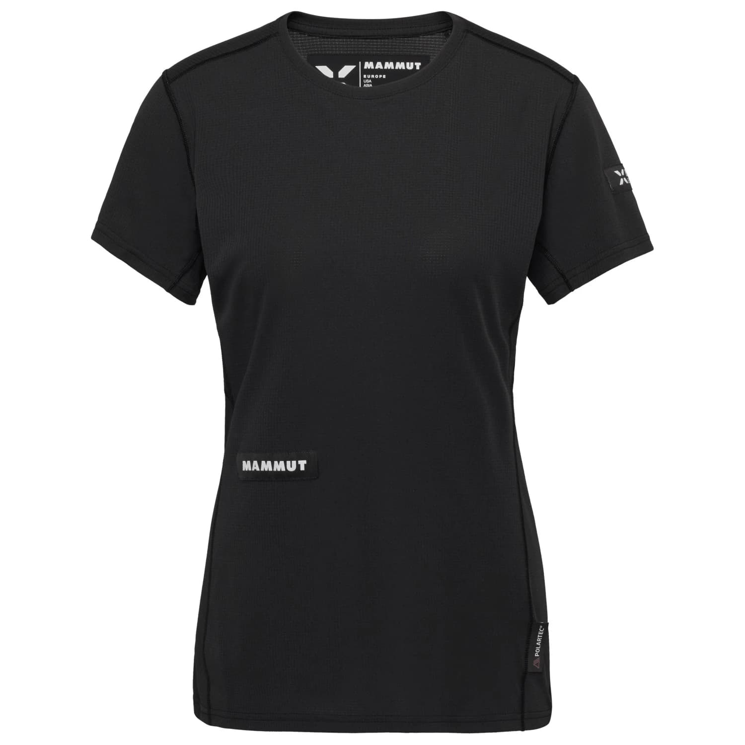 Дамска спортна тениска Mammut Women's Eiger Nordwand First Layer T-Shirt Sport shirt - Black