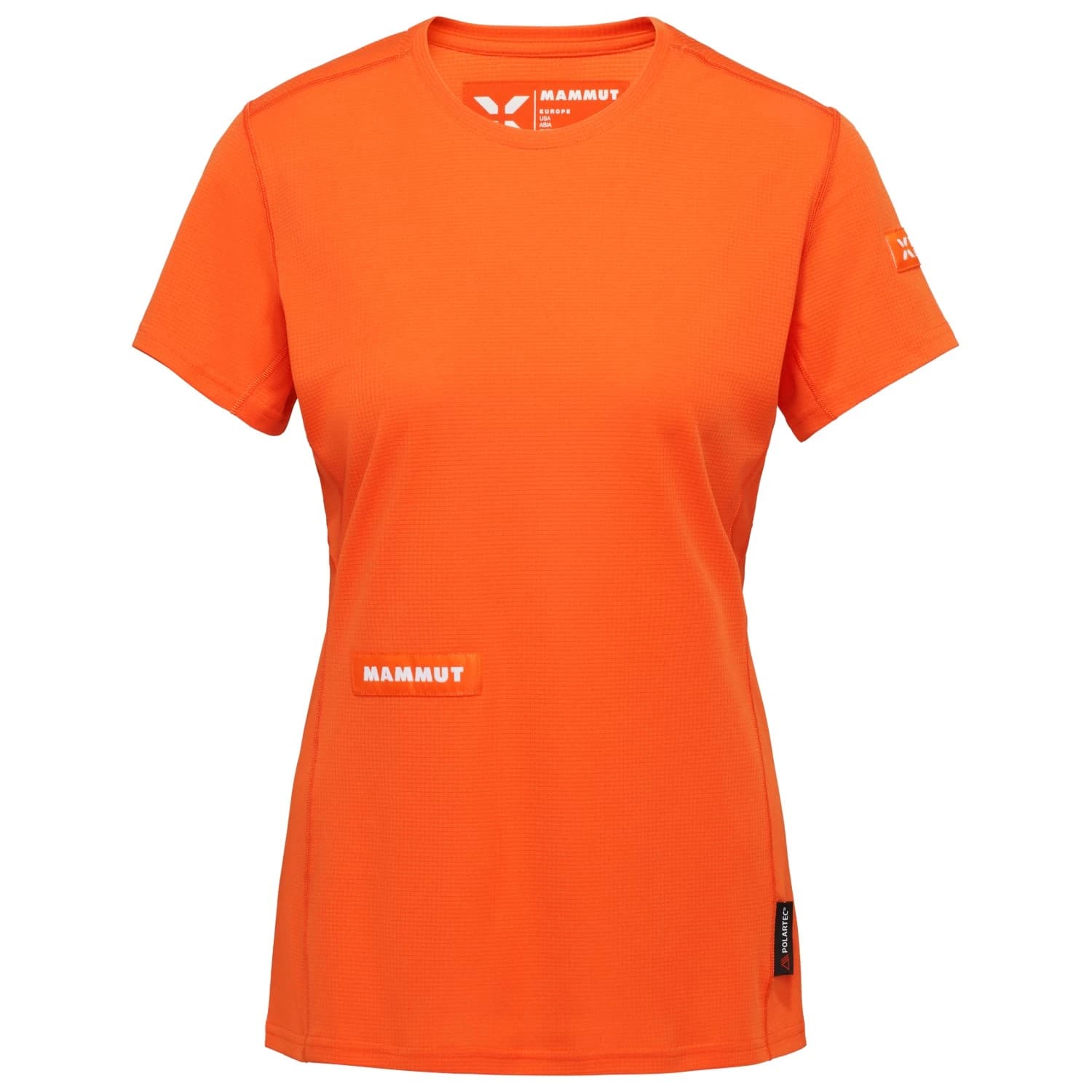 Дамска спортна тениска Mammut Women's Eiger Nordwand First Layer T-Shirt Sport shirt - Eiger Orange