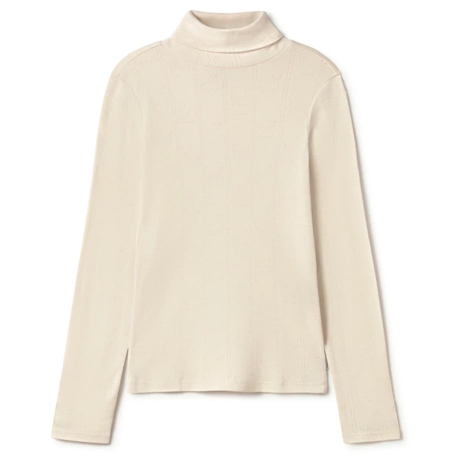 Дамска блуза с дълъг ръкав TWOTHIRDS Women's Grabow Longsleeve - Whales Ecru