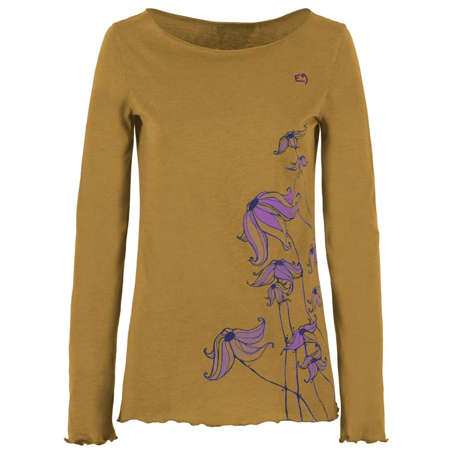 Блуза с дълъг ръкав E9 Women's Sibilla Longsleeve - Curry