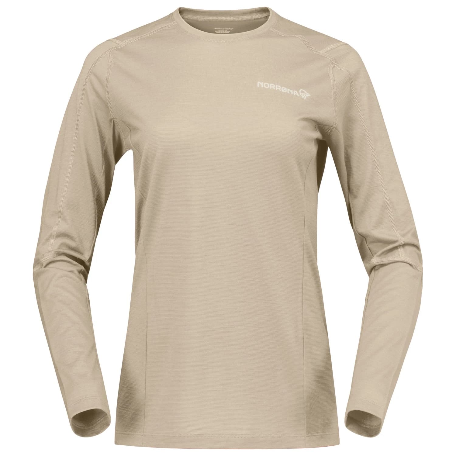 Дамска мериносова блуза Norrøna Women's Falketind EqualiserUll Long Sleeve Merino shirt - Pure Cashmere