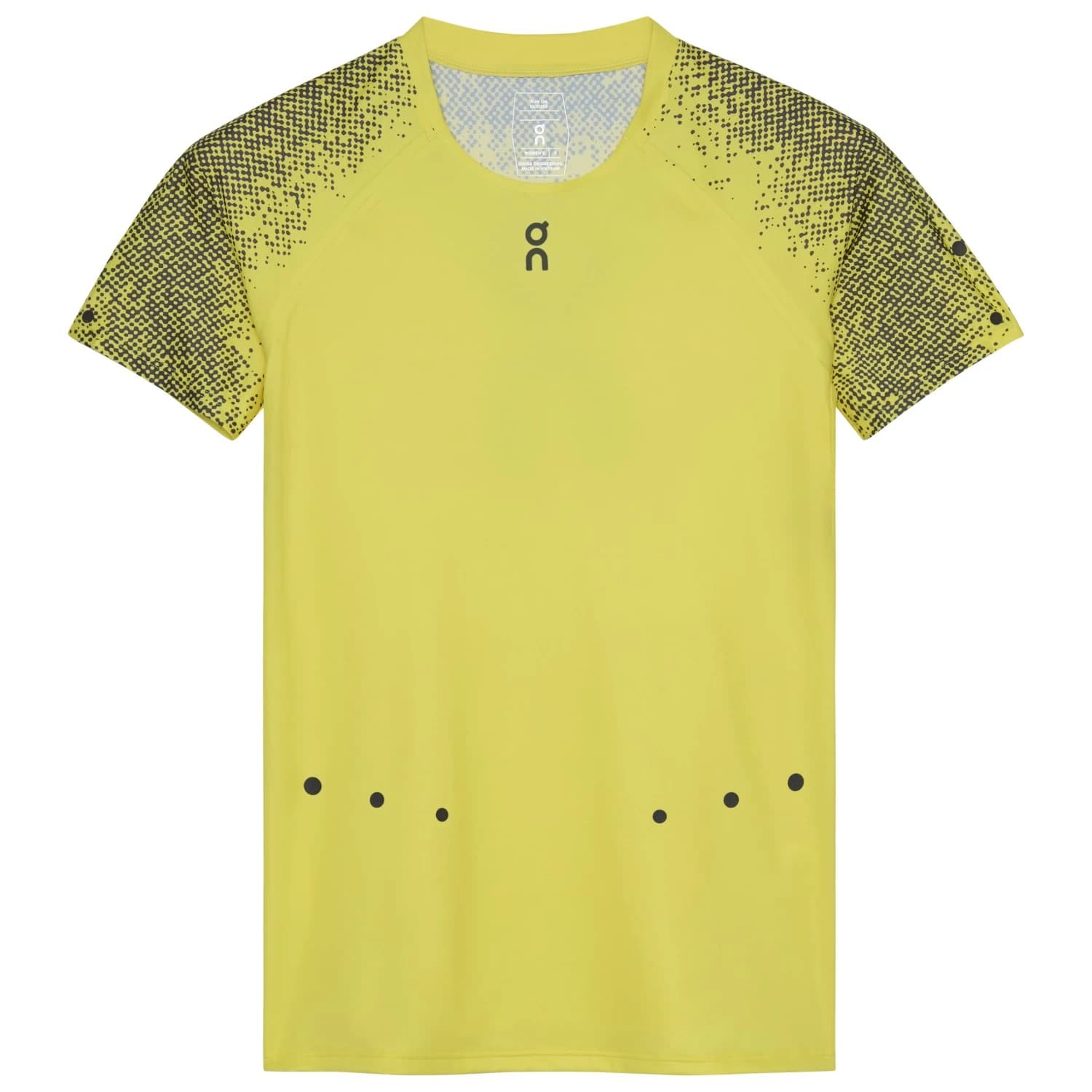 Дамска тениска On Women's Ultra-T Running shirt - Limelight / Grey