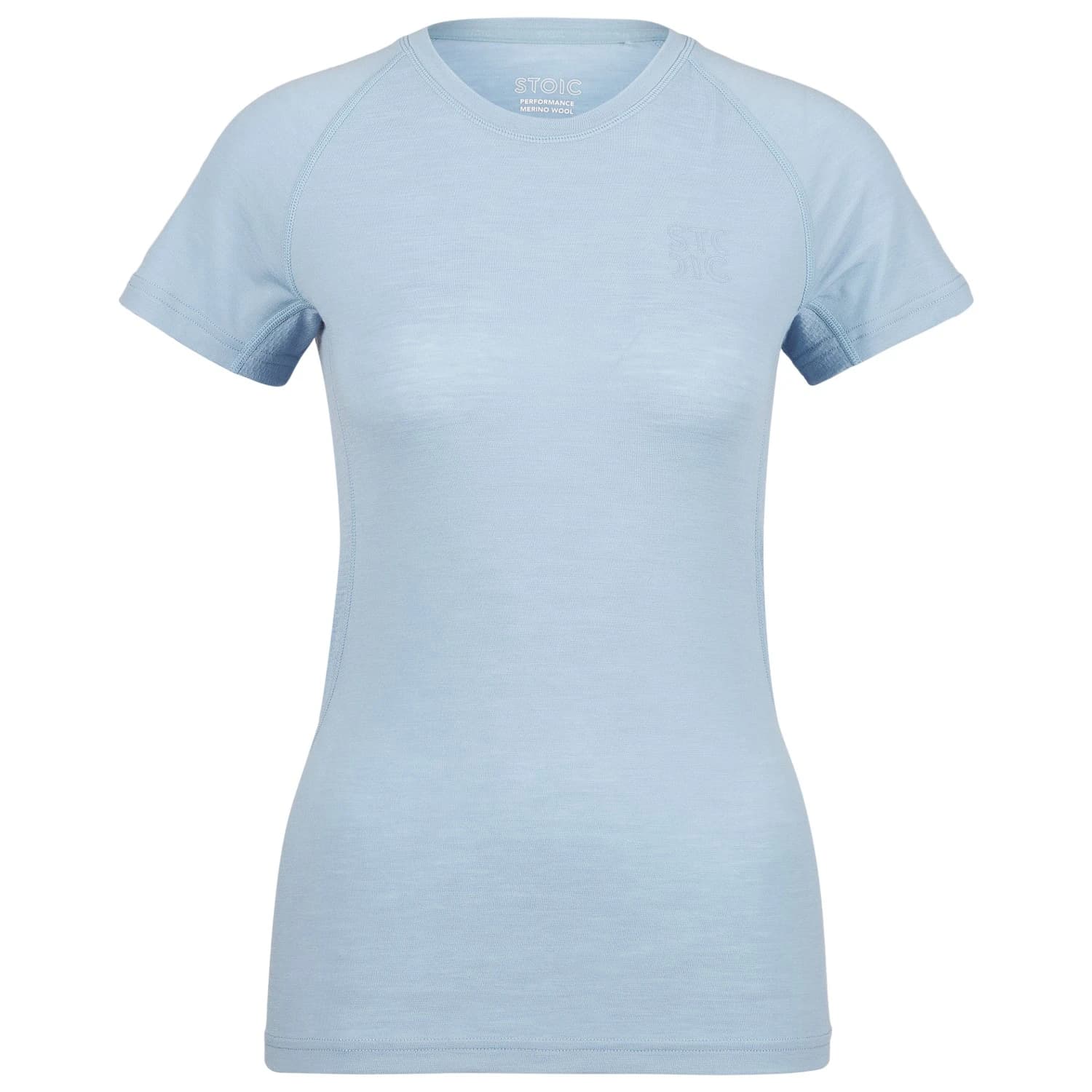 Дамска мериносова блуза Stoic Women's MerinoMesh150 SadjemSt. S/S Merino shirt - Light Blue