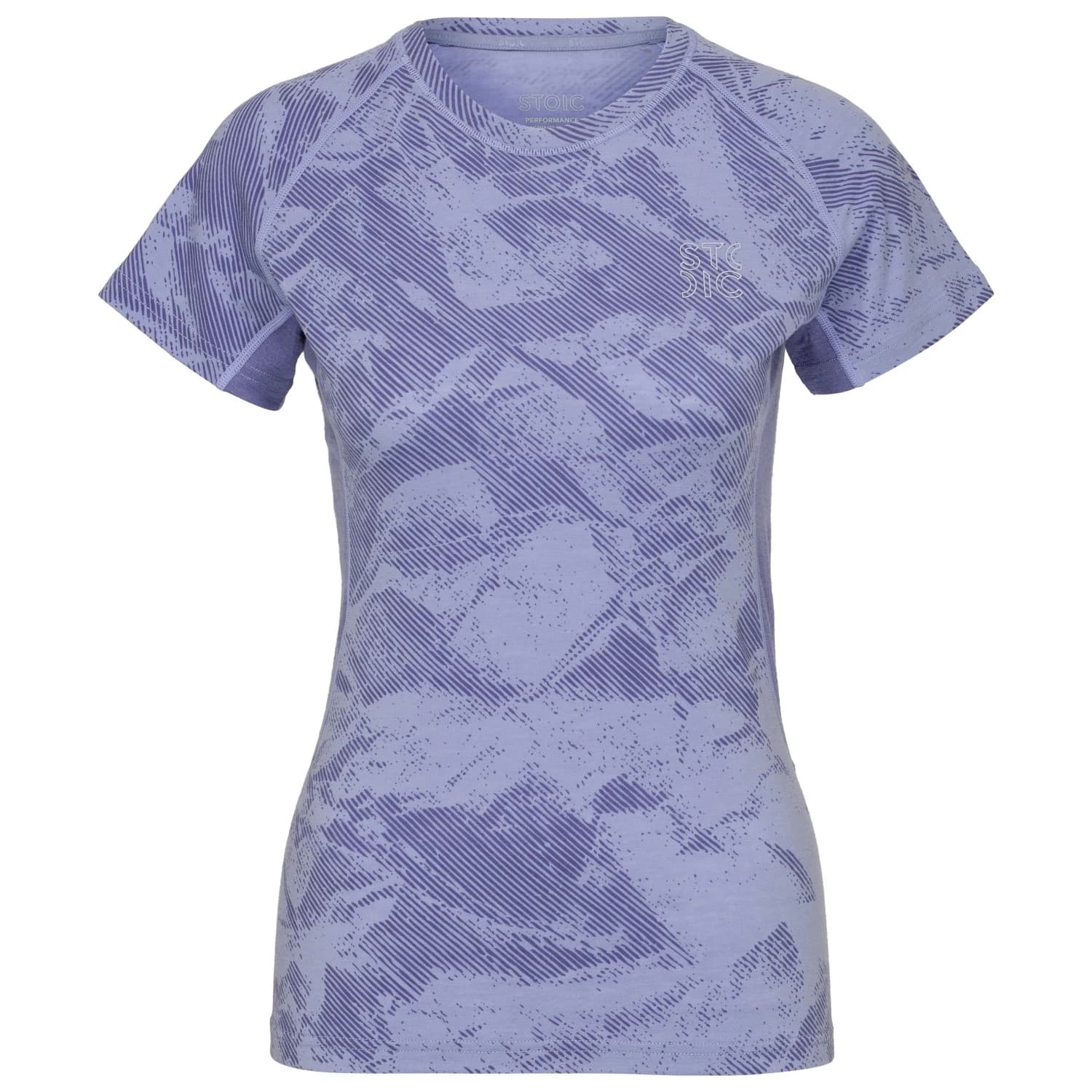 Мериносова блуза Stoic Women's MerinoMesh150 SadjemSt. S/S Merino shirt - Blue Bell Purple/Nightshade Purple