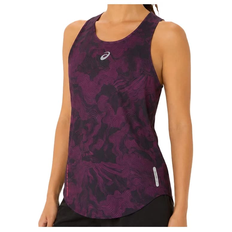 Дамска тениска Asics Women's Fujitrail Tank Running shirt - Dark Aubergine