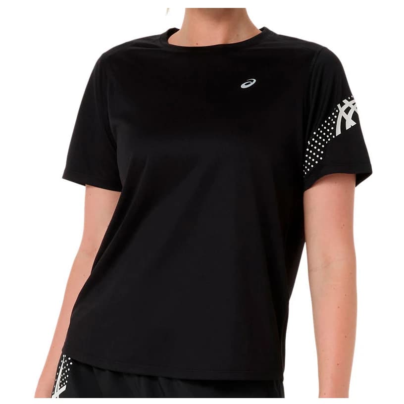 Дамска тениска Asics Women's Icon S/S Top Running shirt - Performance Black
