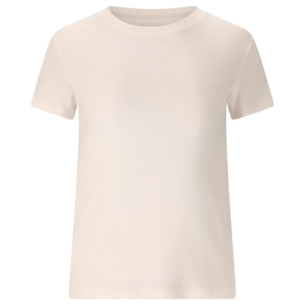 Дамска тениска ATHLECIA Women's Lenga Rib S/S Tee T-shirt - White