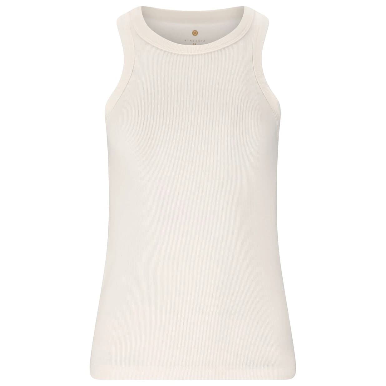 Дамски топ ATHLECIA Women's Lenga Rib Top - White