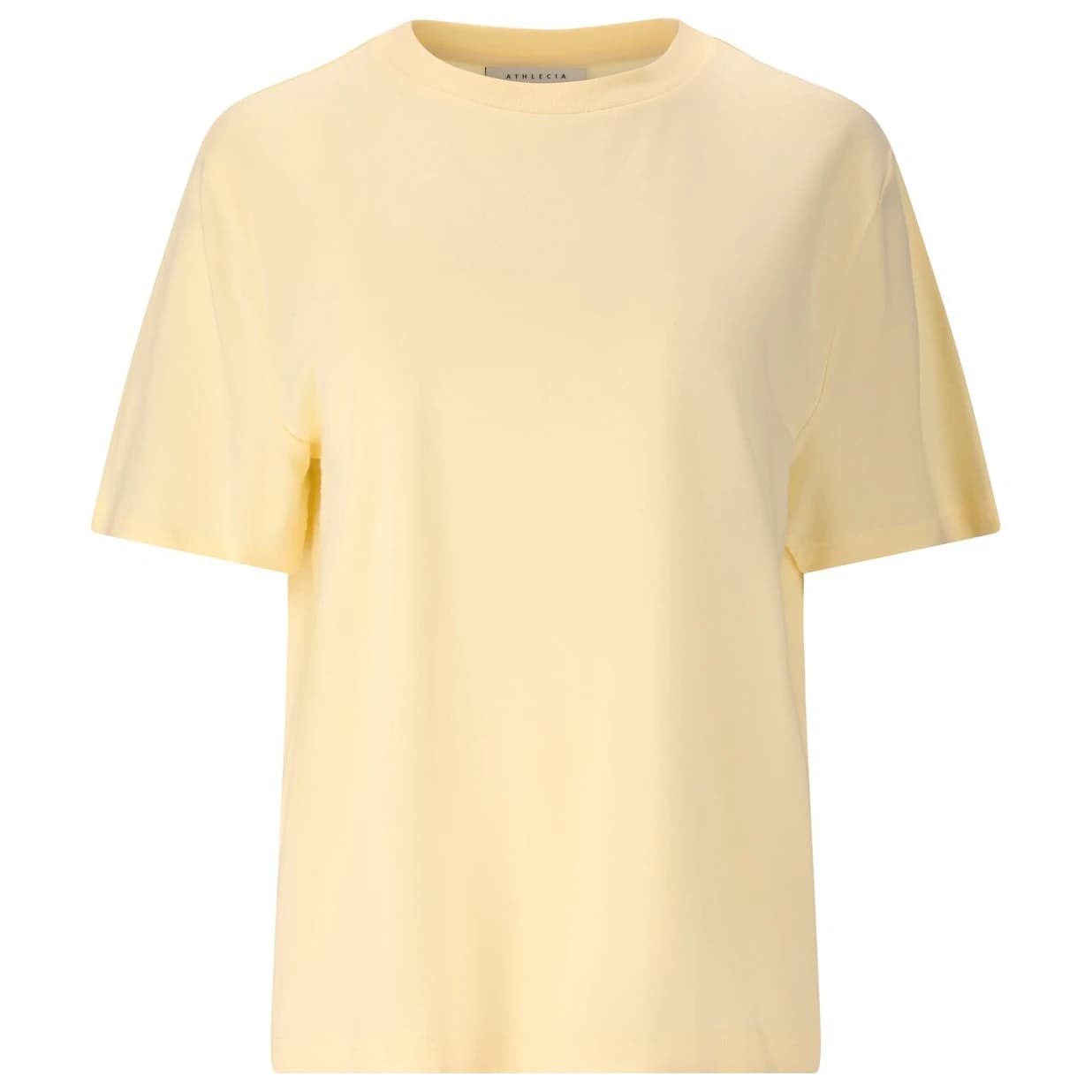 Дамска тениска Athlecia Women's Lexy Basic Tee T-shirt - Transparent Yellow