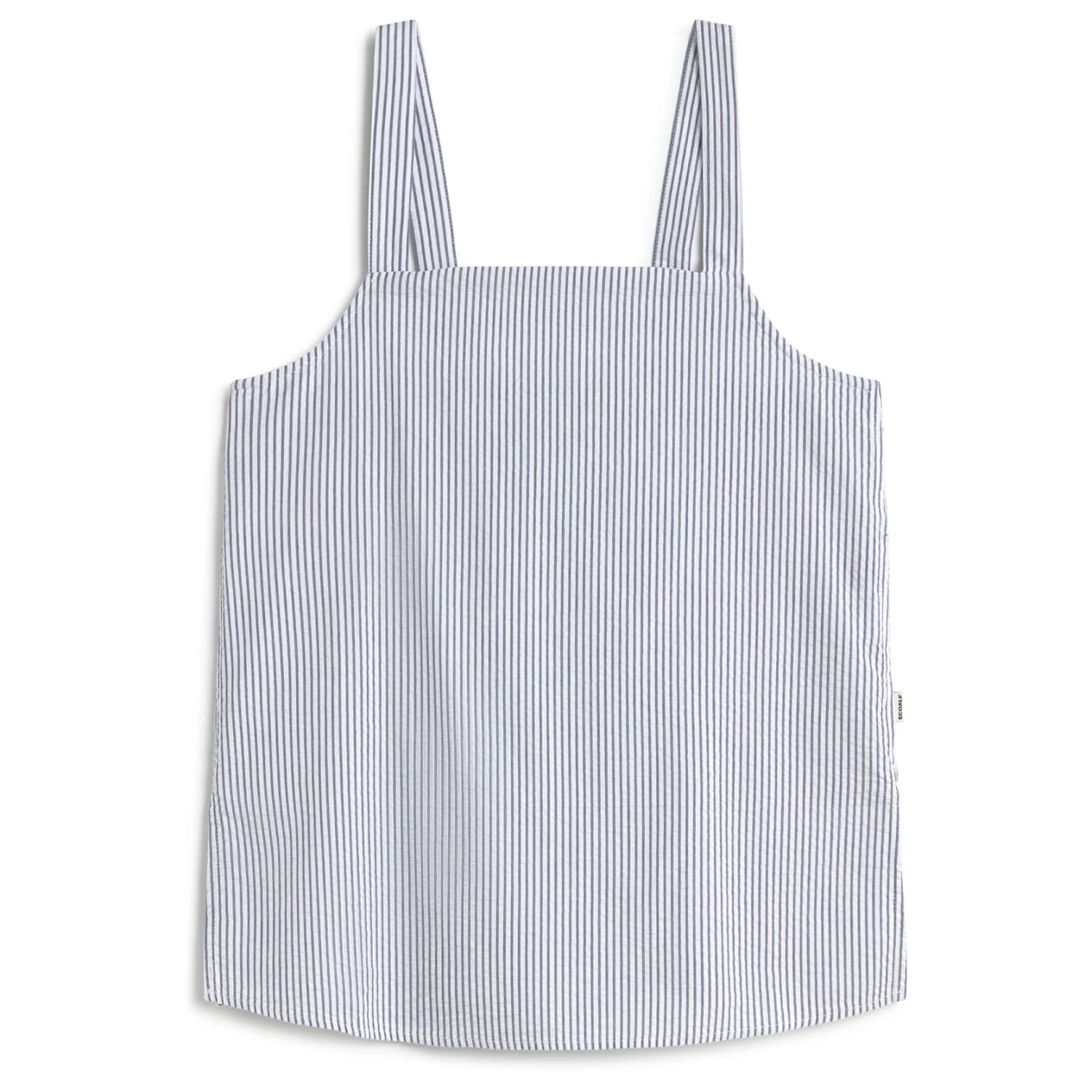 Дамски топ Ecoalf Women's Aria Shirt Top - Ecru / Blue Stripes