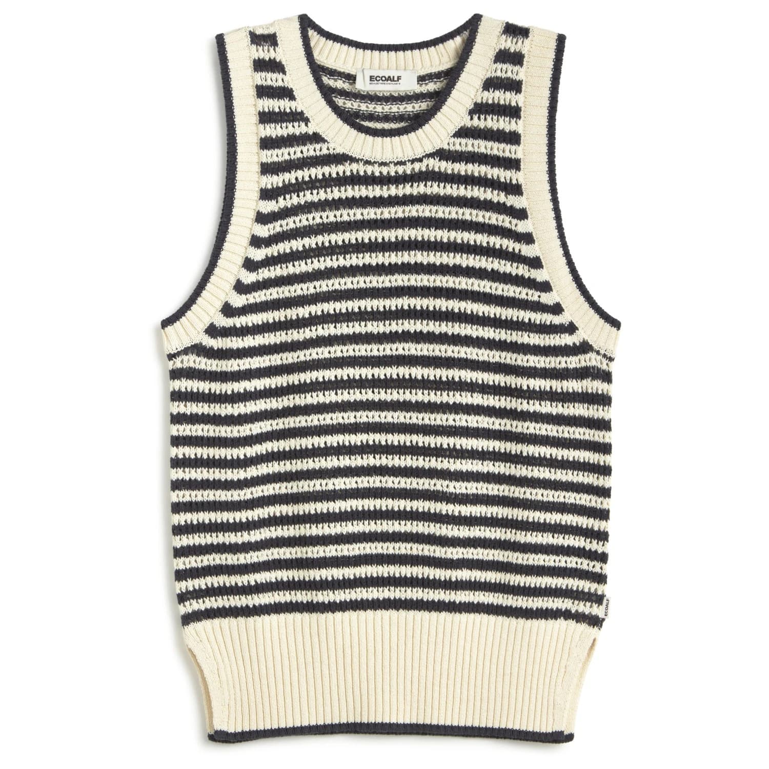Дамски топ Ecoalf Women's Tulip Knit Top - Ecru