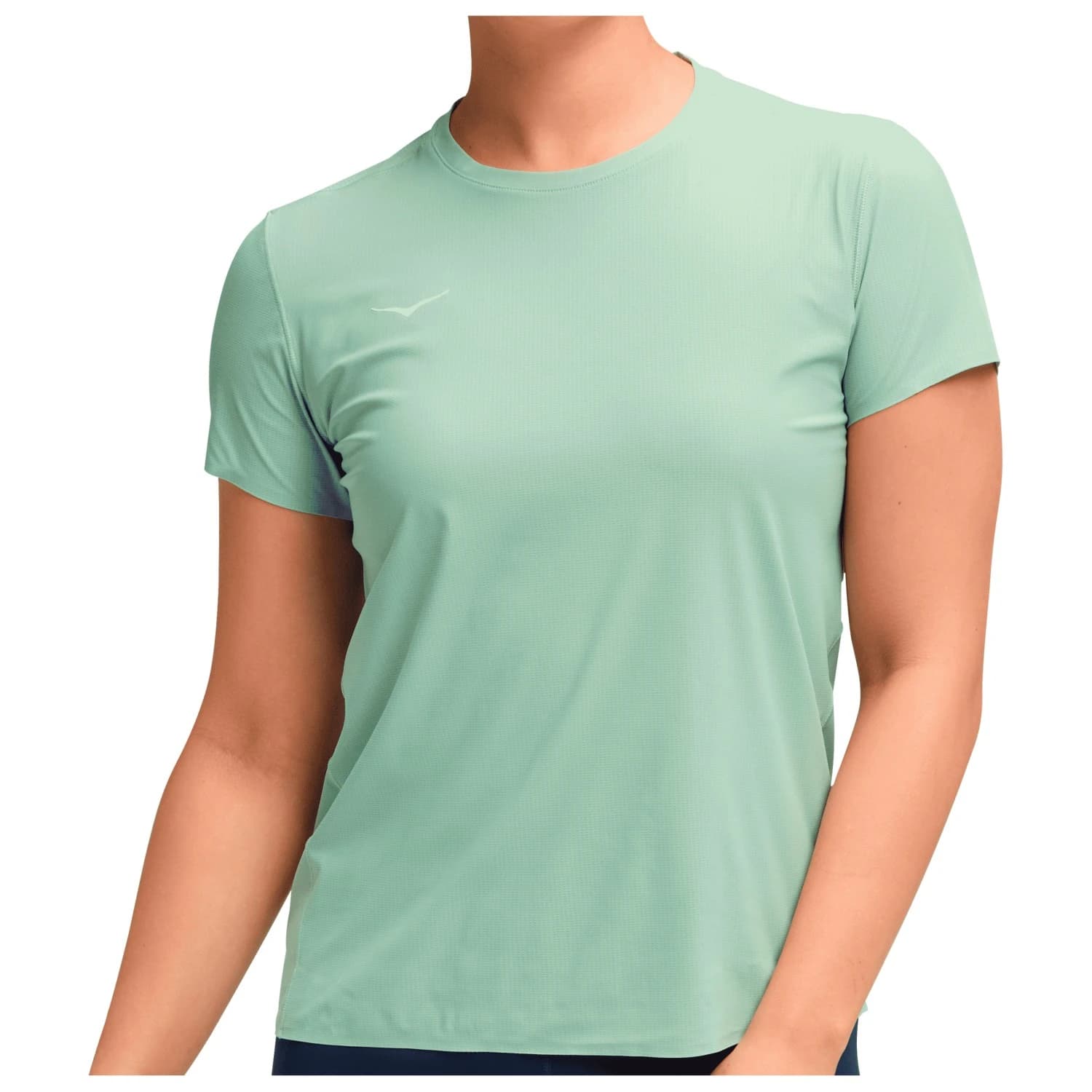 Дамска тениска HOKA Women's Airolite Short Sleeve 2.0 Running shirt - Jadeite