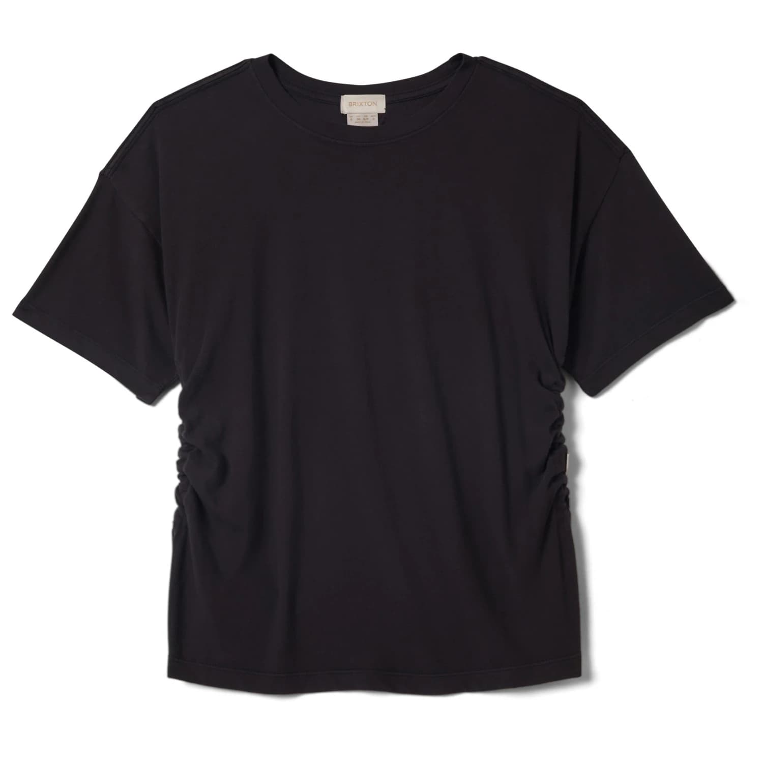 Дамска тениска Brixton Women's Carefree Organic Garment Dyed Cinch Tee T-shirt - Black
