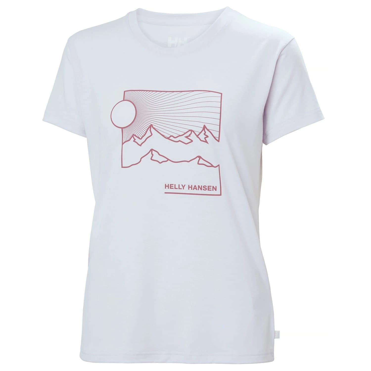 Тениска Helly hansen Women's Skog Graphic Tee T-shirt - Even Light Purple