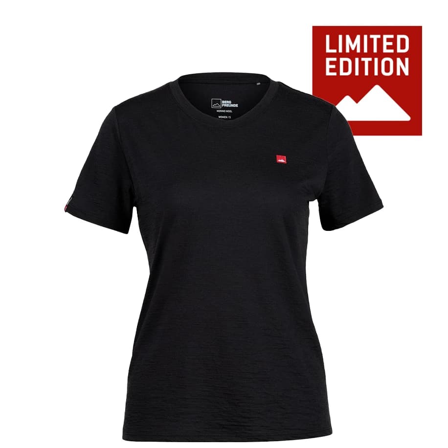 Дамска мериносова блуза Bergfreunde Women's Merino155 RömersteinBF. Tee Merino shirt - Black