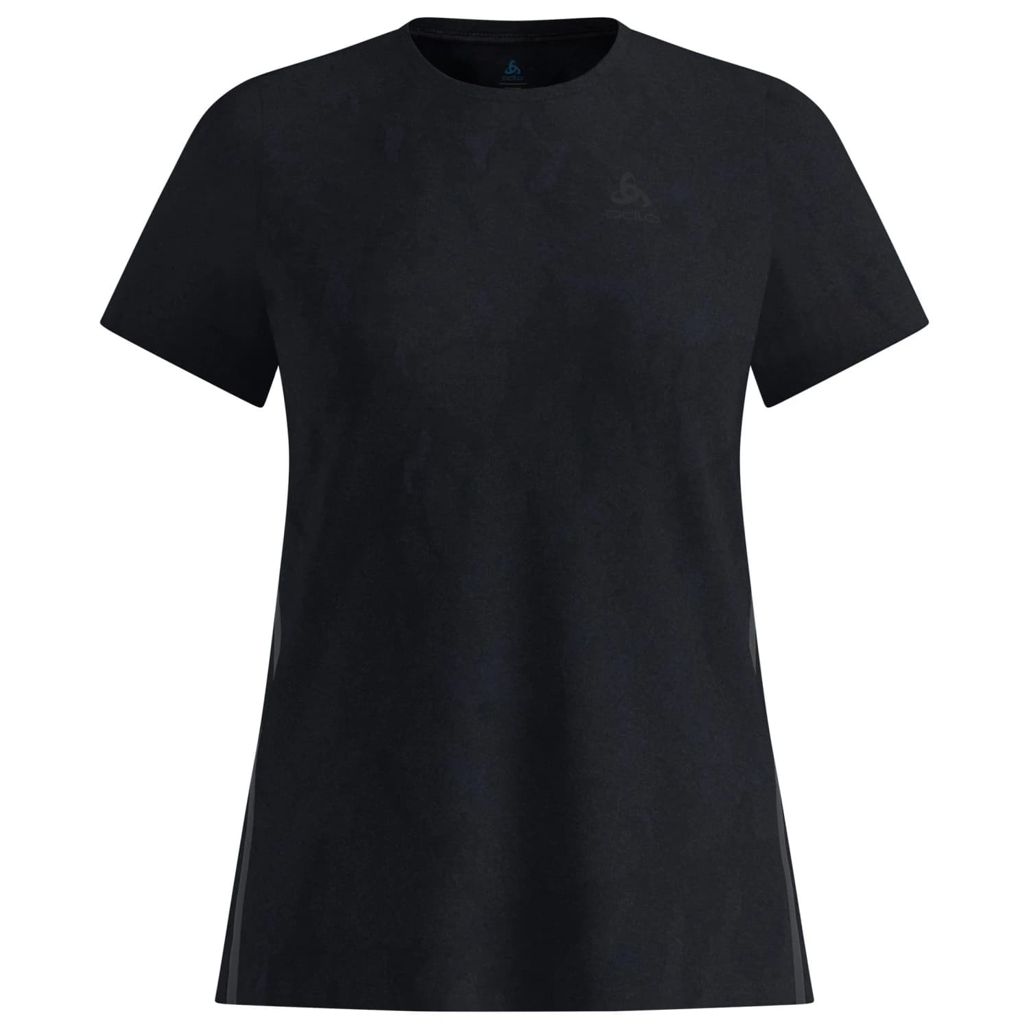 Дамска тениска Odlo Women's Zeroweight Engineered Chill-Tec Crew Neck Running shirt - Black