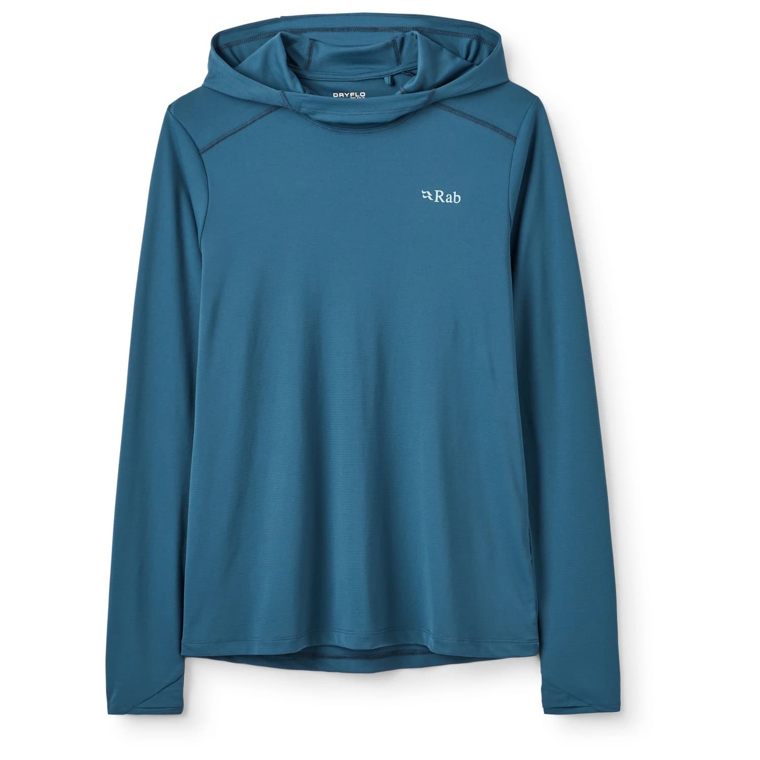 Дамска спортна тениска Rab Women's Force Hoody Sport shirt - Tempest Blue
