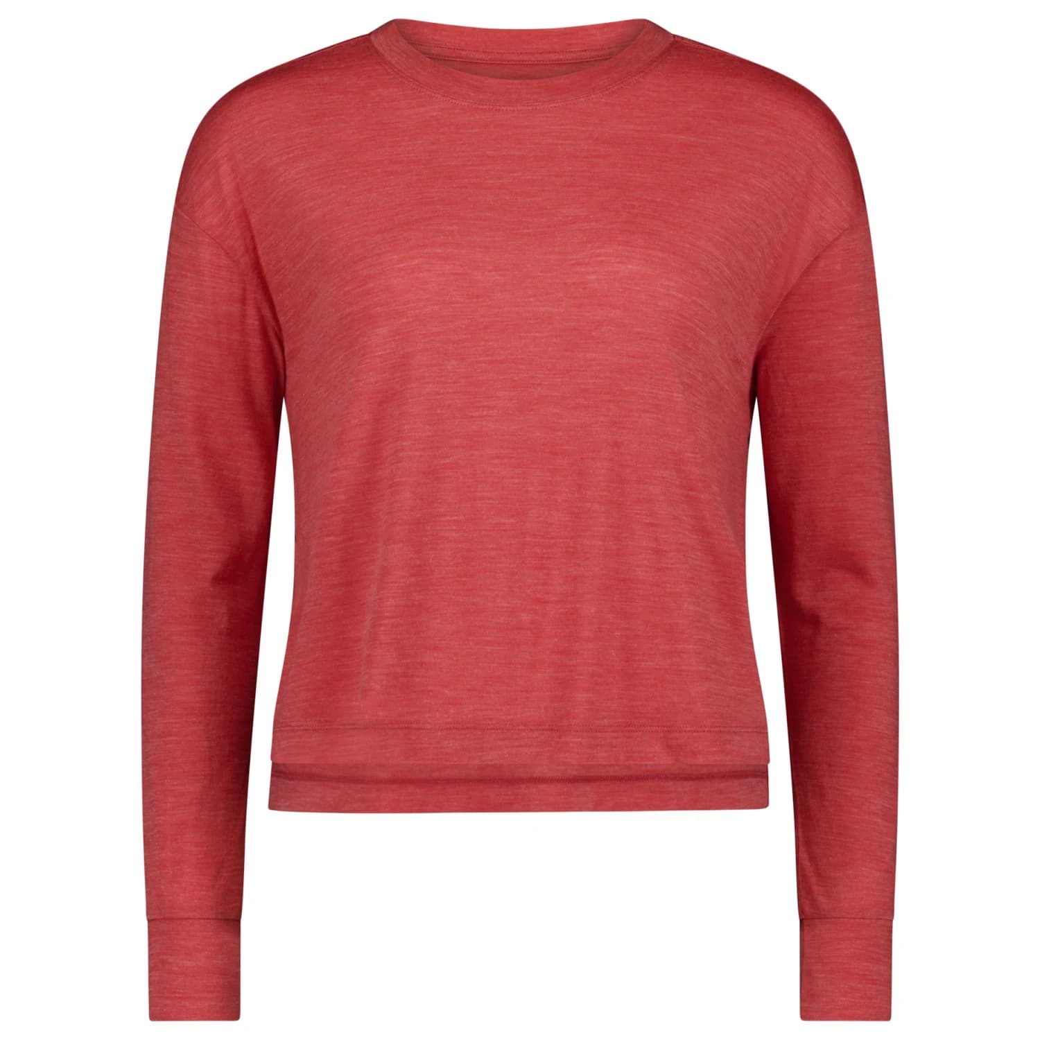 Дамска мериносова блуза Mons Royale Women's Zephyr Merino Tencel Boxy Long Sleeve Merino shirt - Watermelon