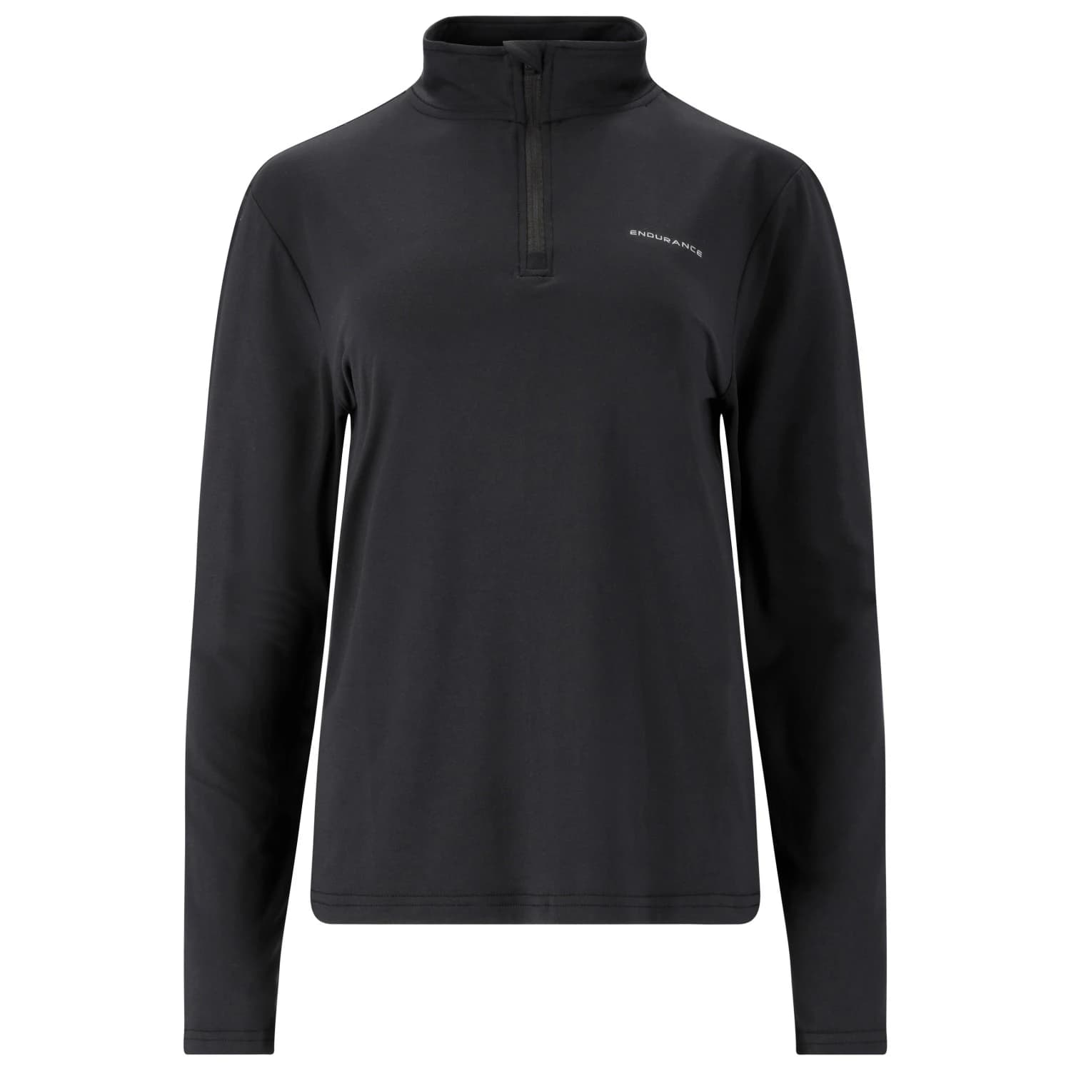 Дамска тениска ENDURANCE Women's Aileen Midlayer Running shirt - Black