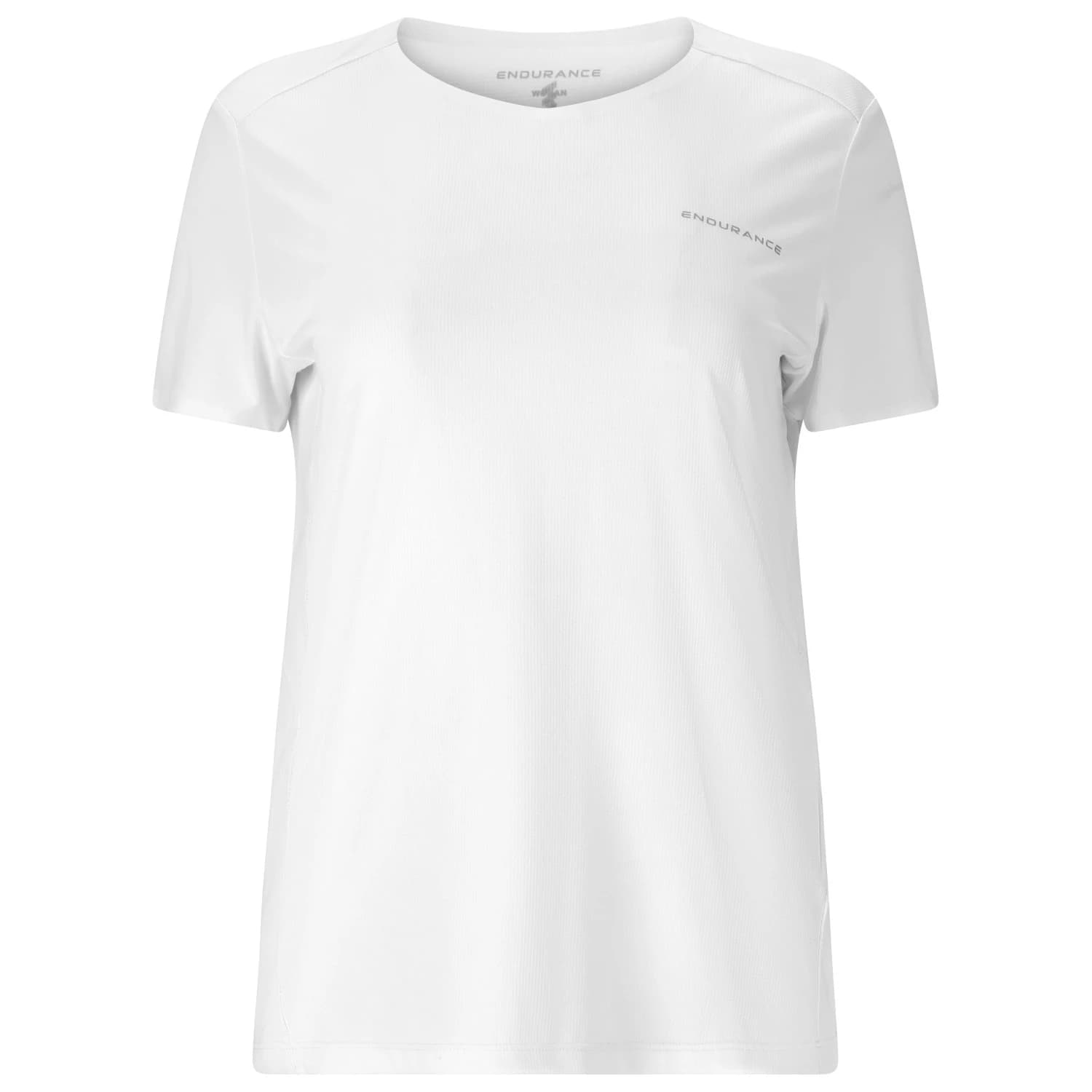Дамска тениска ENDURANCE Women's Waane Technical S/S Tee Running shirt - White