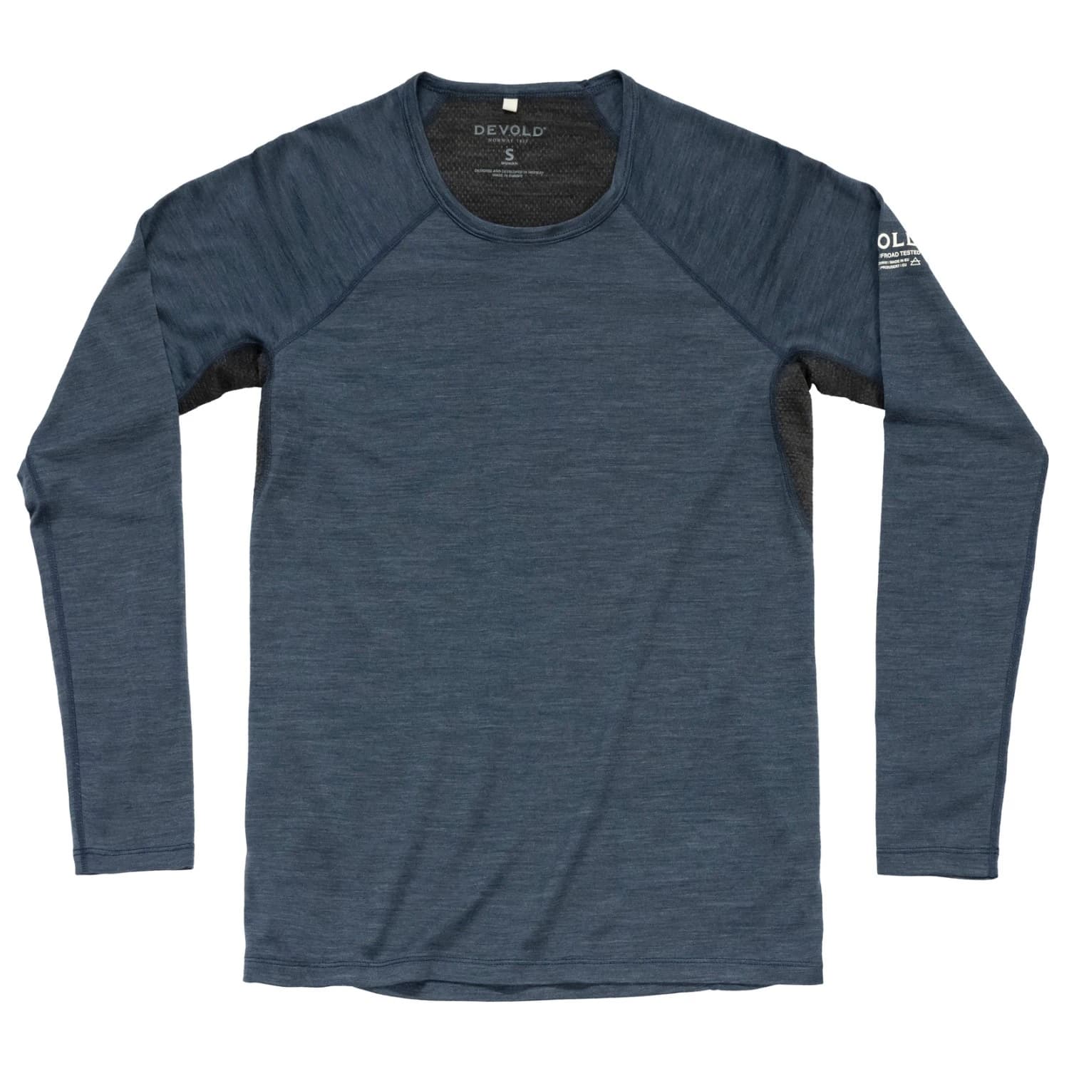 Дамска мериносова блуза Devold Women's Endurance Merino 130 Shirt Running shirt - Night