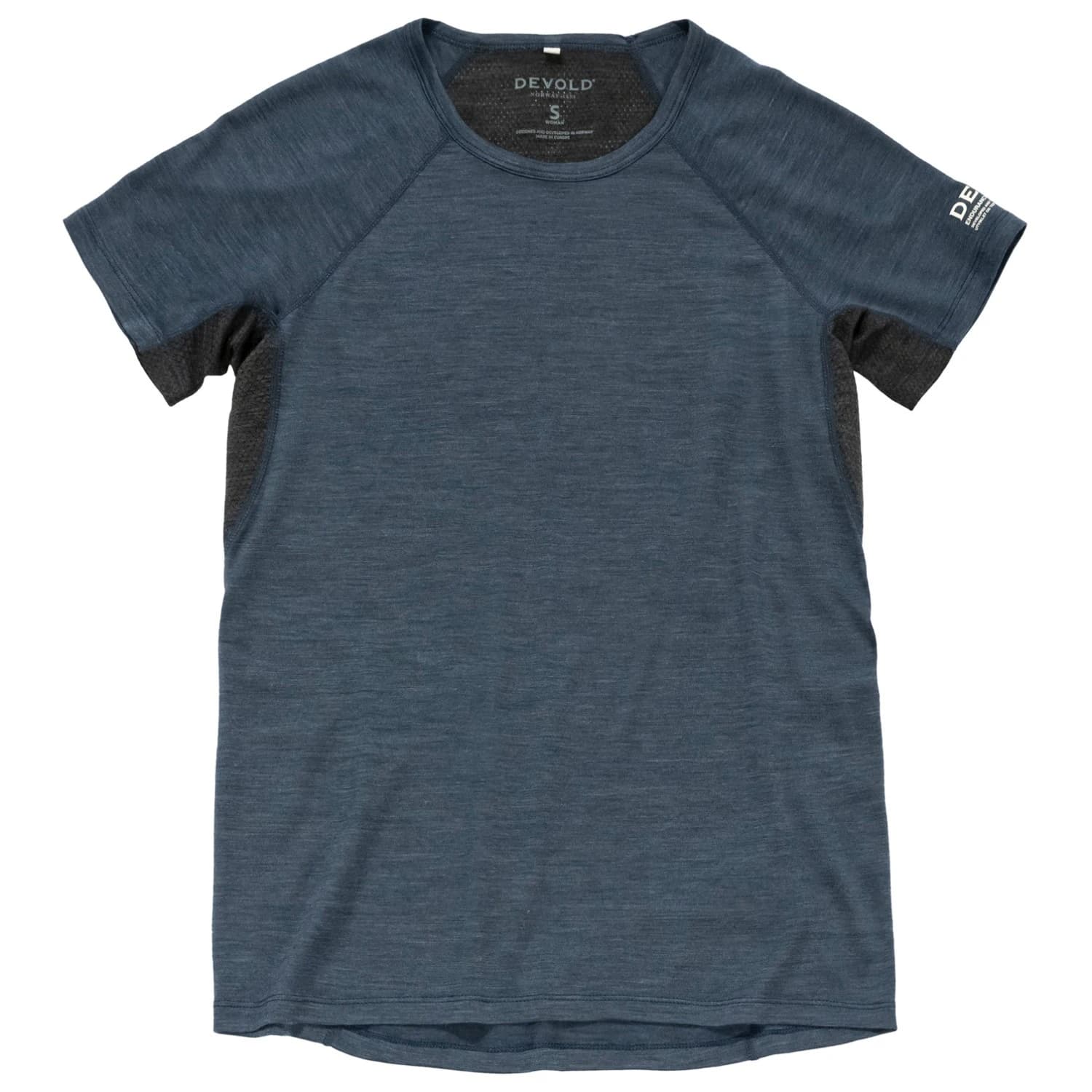 Дамска мериносова блуза Devold Women's Endurance Merino 130 Tee Running shirt - Night