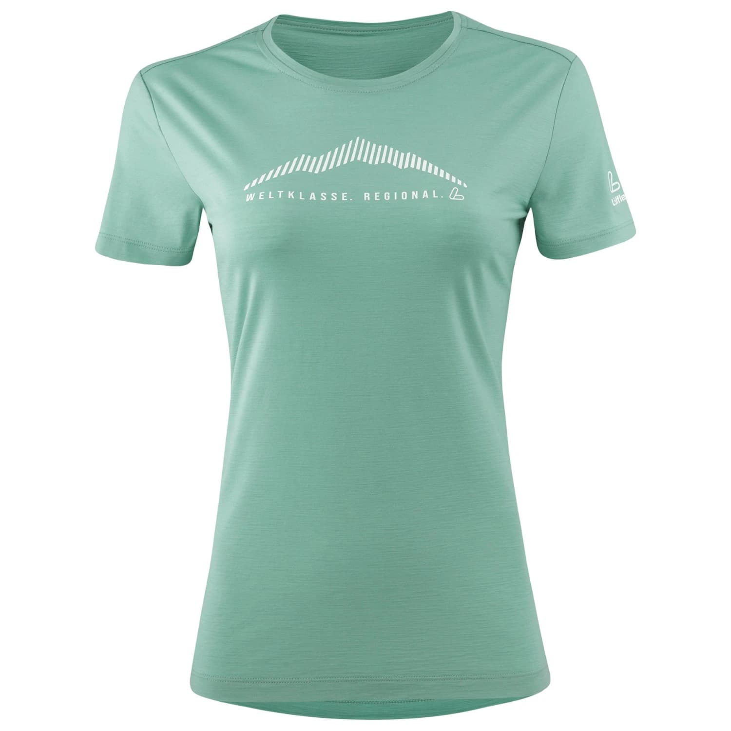 Дамска мериносова блуза Löffler Women's Printshirt Weltklasse Merino-Light Merino shirt - Cottage