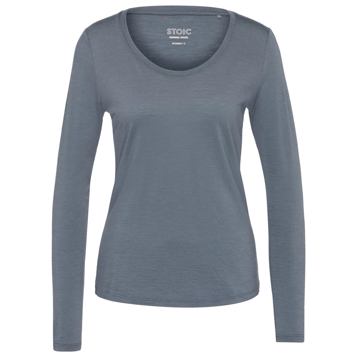 Мериносова блуза Stoic Women's Merino155 LaholmSt. L/S Merino longsleeve - Ink Grey