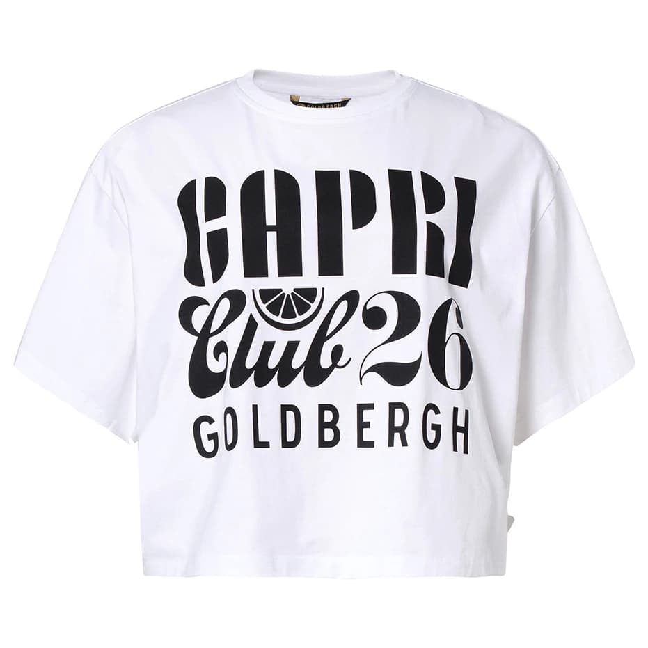 Дамска тениска Goldbergh Women's Lumea Short Sleeve T-shirt - White