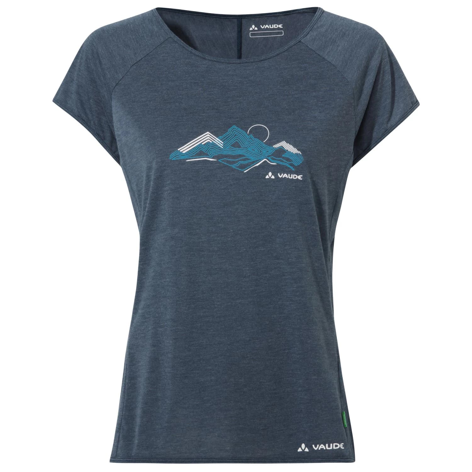 Дамска спортна тениска Vaude Women's Tekoa T-Shirt II Sport shirt - Dark Sea / White