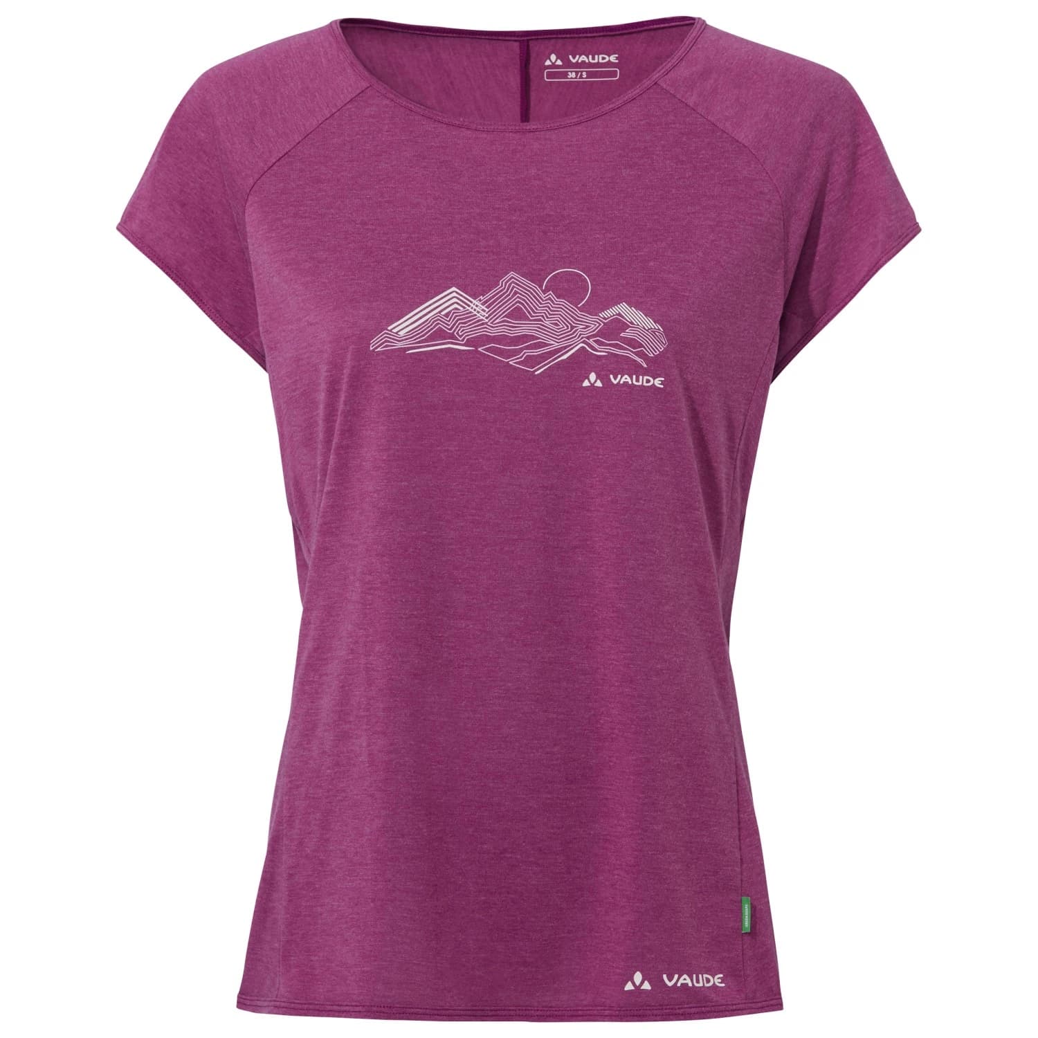 Дамска спортна тениска Vaude Women's Tekoa T-Shirt II Sport shirt - Pink Orchid
