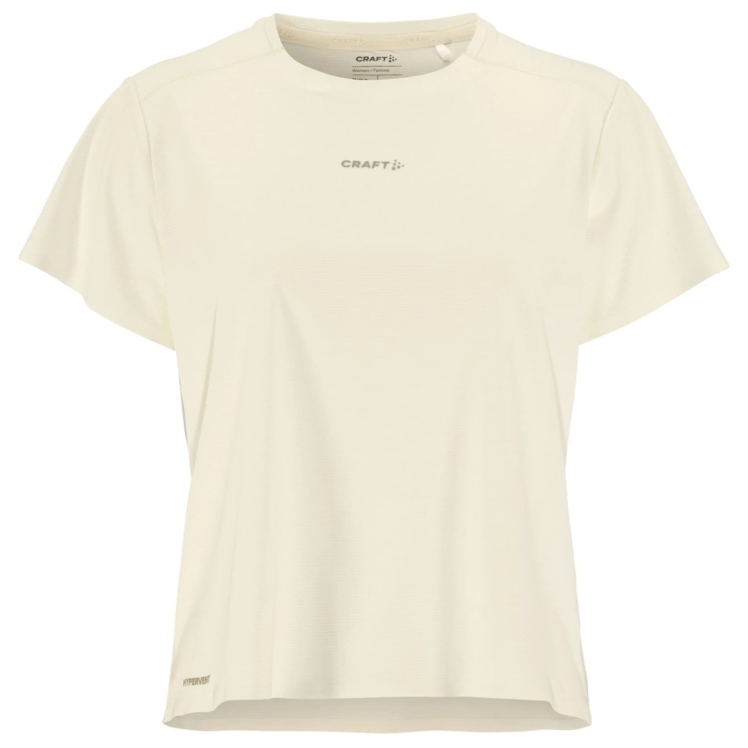 Дамска тениска Craft Women's Hypervent Tee Running shirt - Tofu