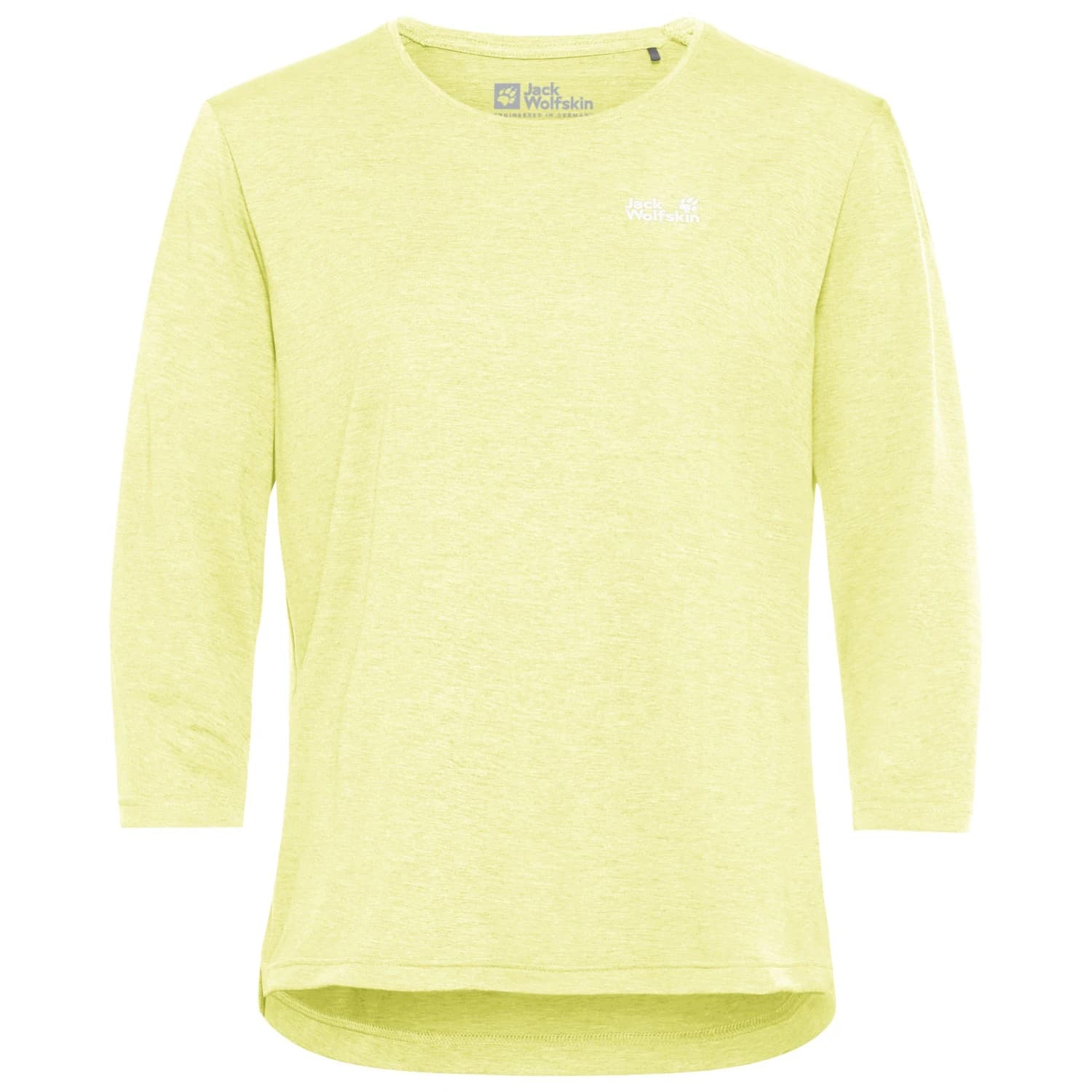 Дамска спортна тениска Jack Wolfskin Women's Wildtrail 3/4 Sport shirt - Daisy